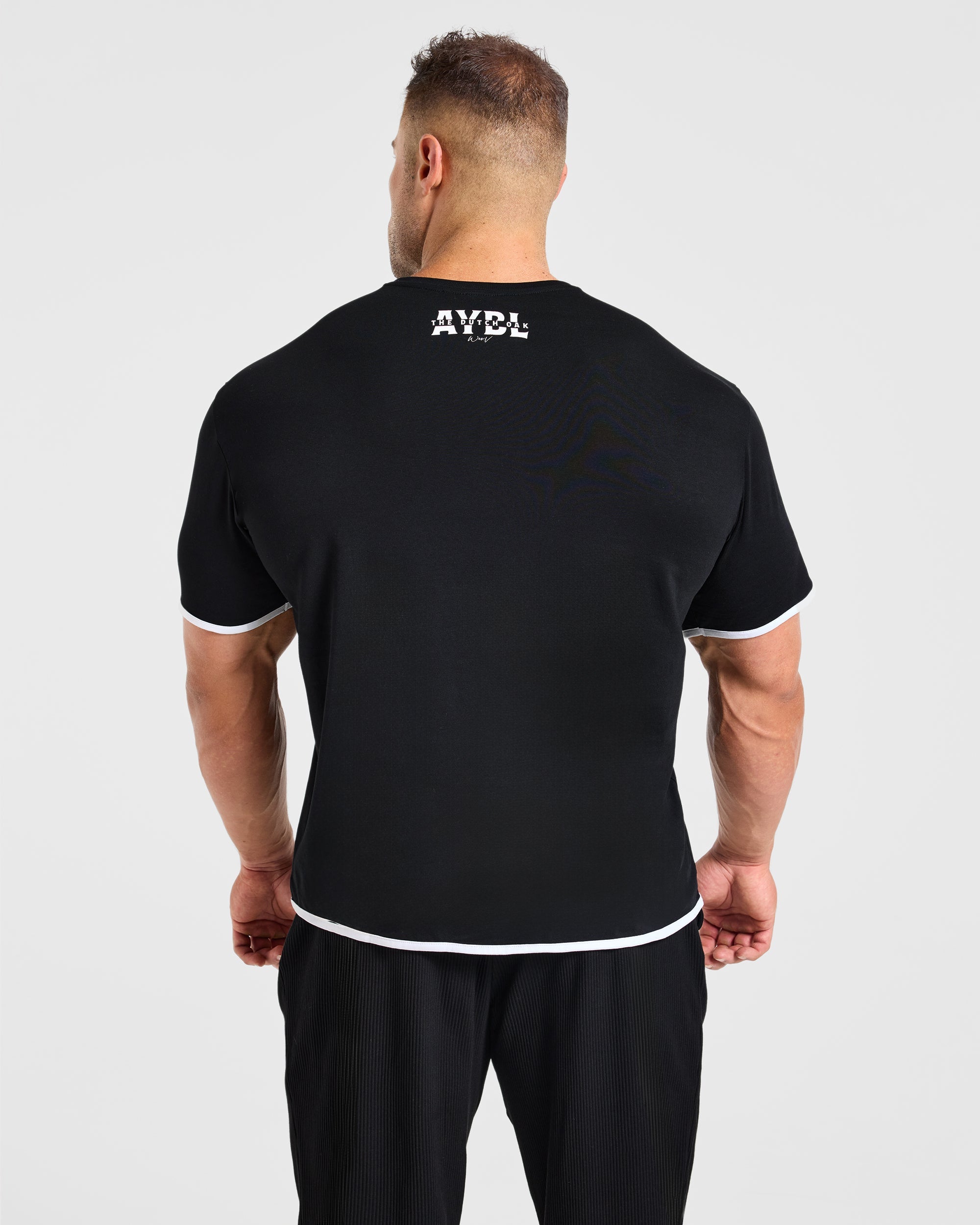 Wesley Vissers x Contrast T Shirt - Schwarz
