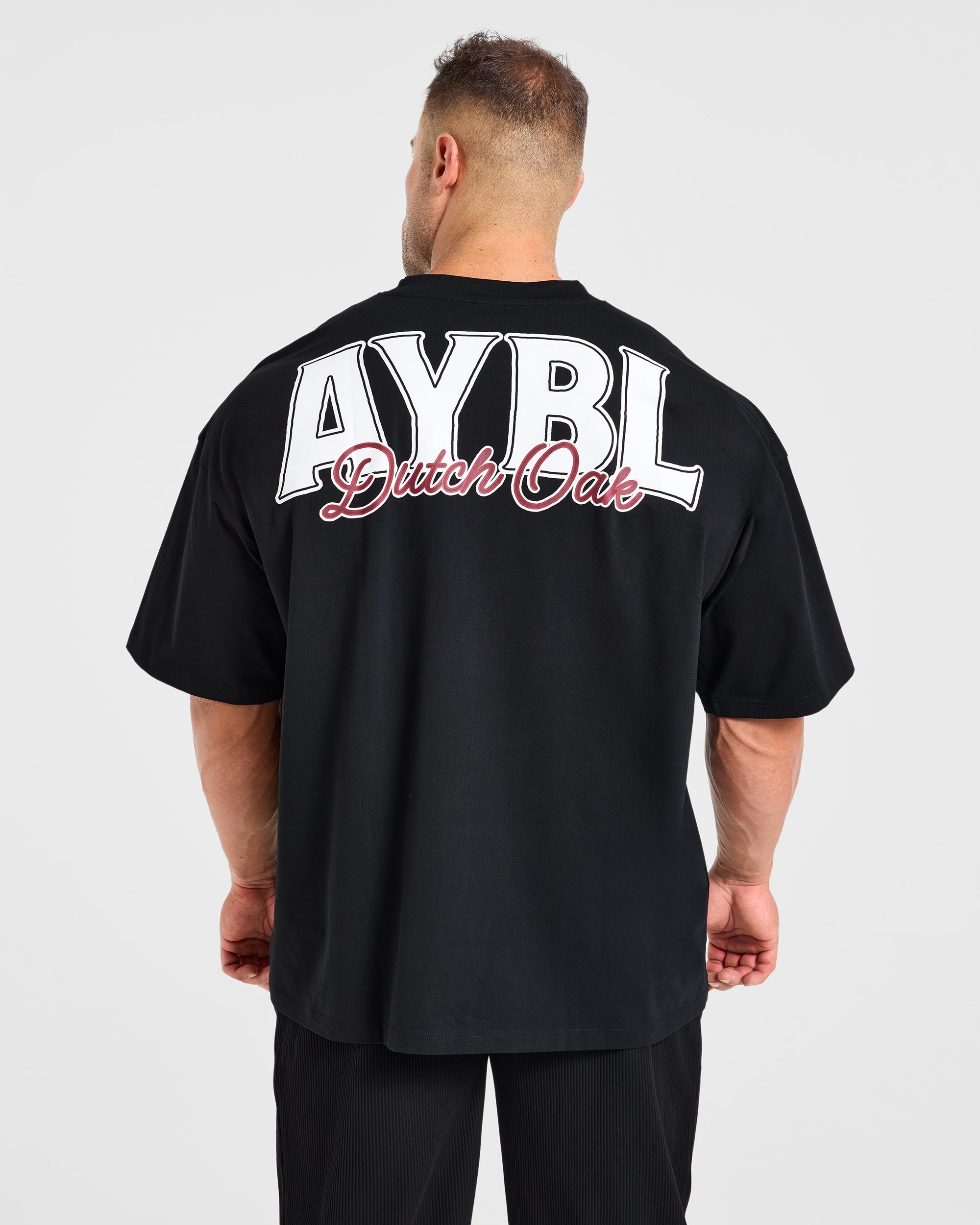 Wesley Vissers x AYBL Dutch Oak Oversized T Shirt - Schwarz