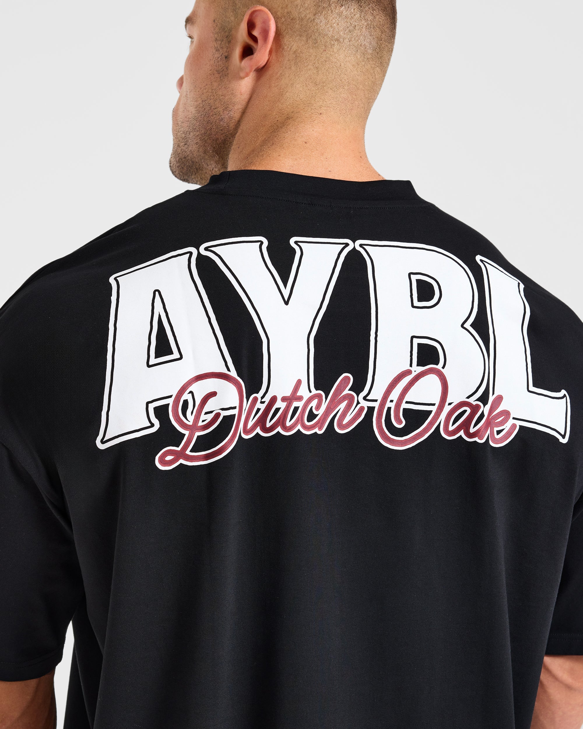 Wesley Vissers x AYBL Dutch Oak Oversized T Shirt - Schwarz