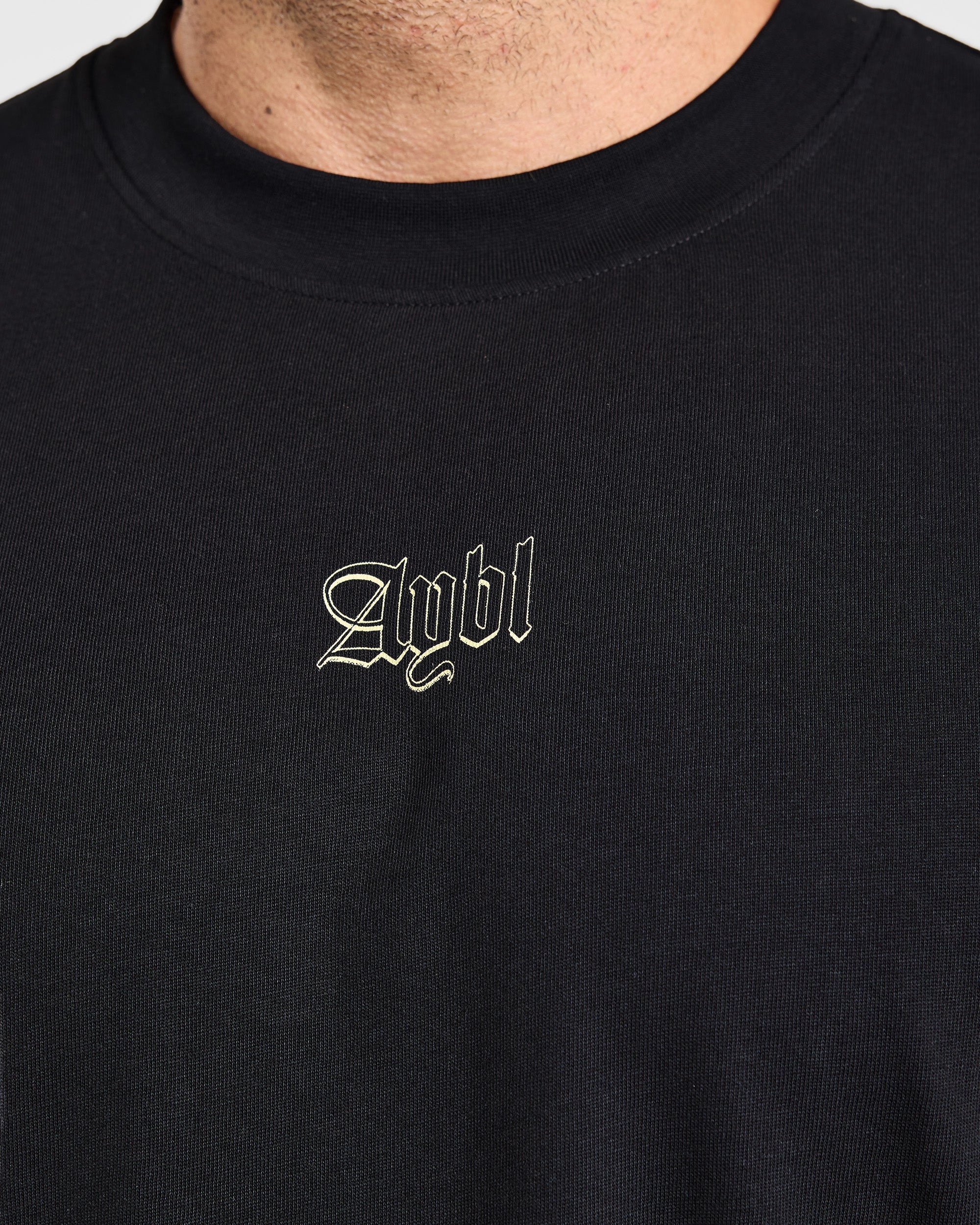 Wesley Vissers x Built to Conquer Oversized T Shirt - Schwarz
