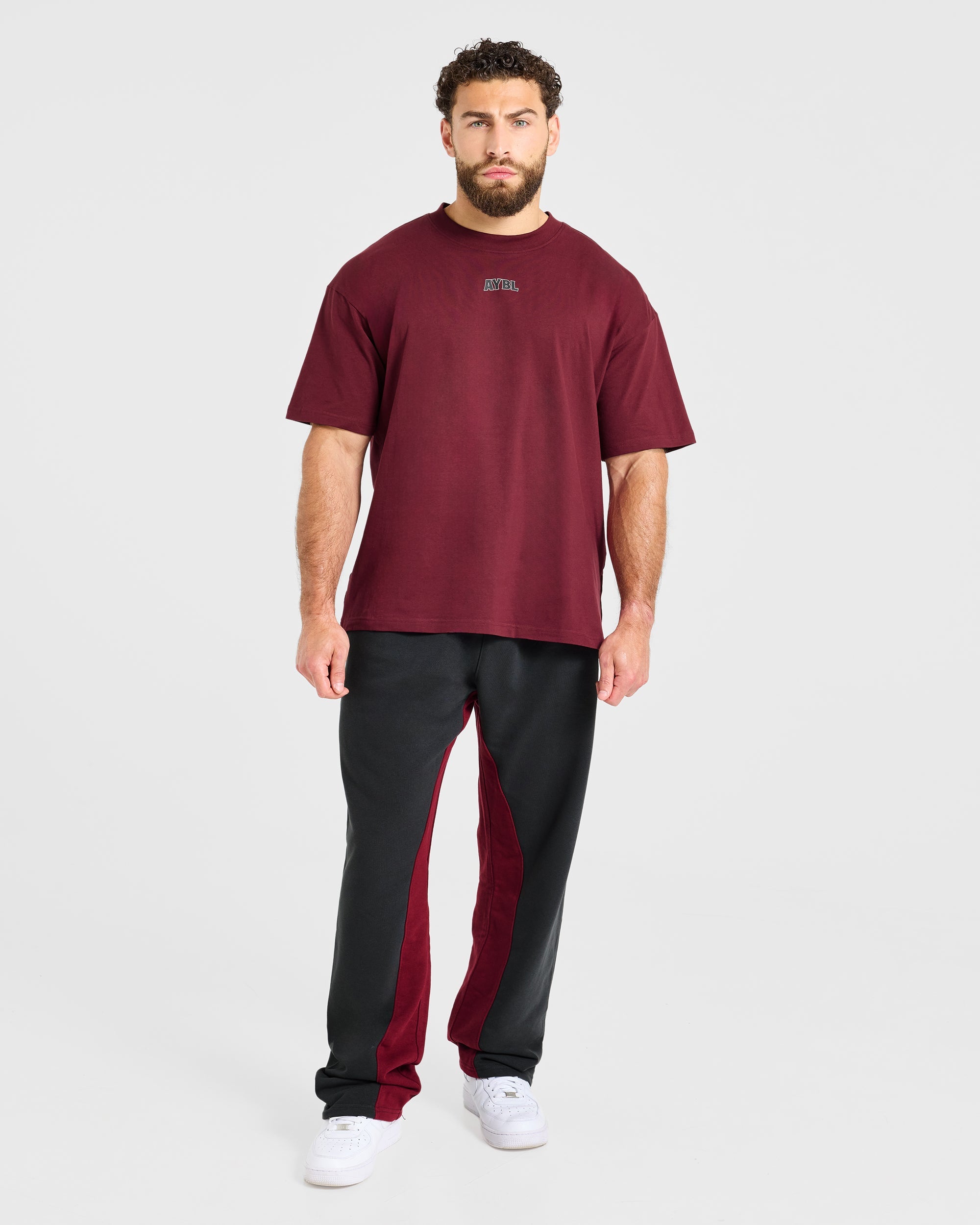 Wesley Vissers x AYBL Dutch Oak Oversized T Shirt - Port Rot