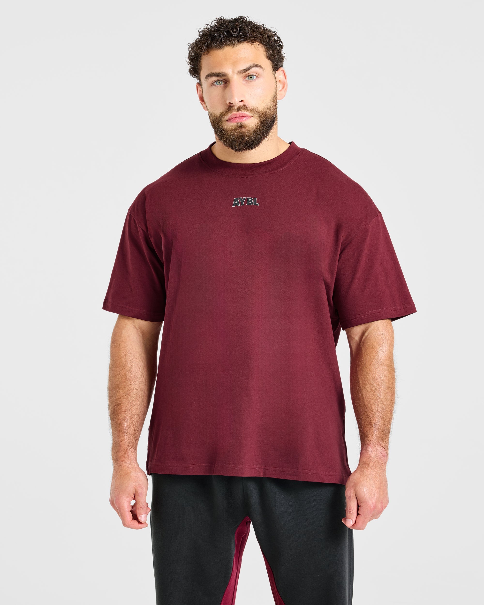 Wesley Vissers x AYBL Dutch Oak Oversized T Shirt - Port Rot