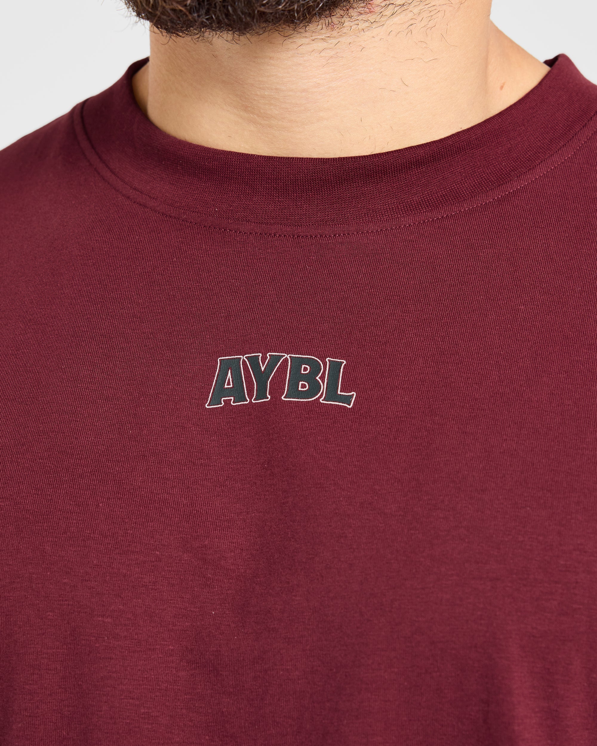 Wesley Vissers x AYBL Dutch Oak Oversized T Shirt - Port Rot