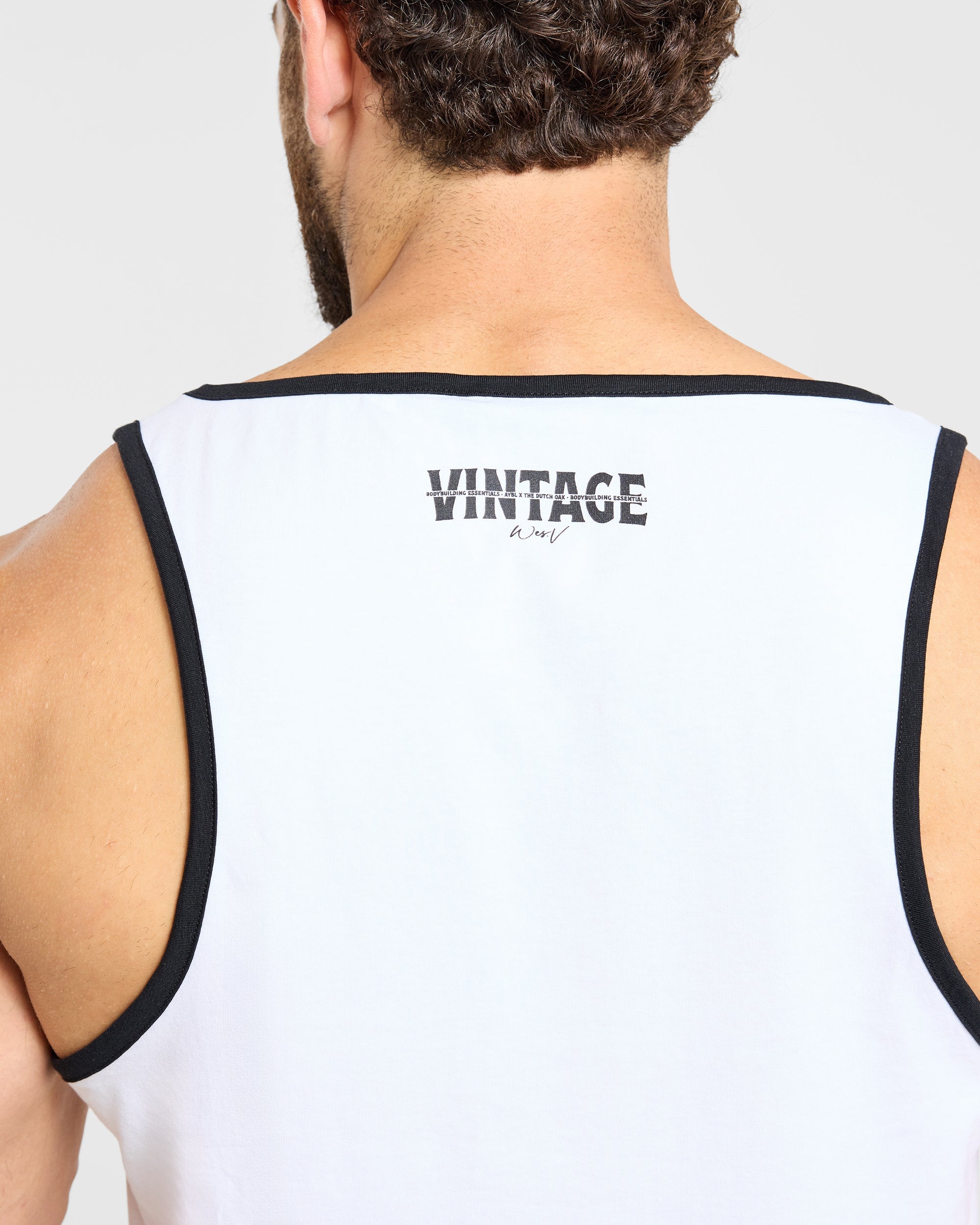 Wesley Vissers x Contrast Tank - Weiß