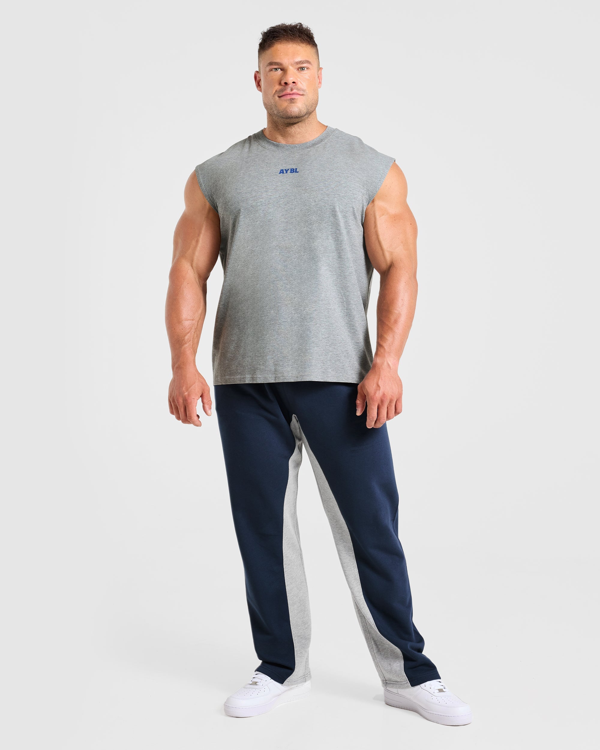 Wesley Vissers x AYBL Dutch Oak Oversized Tank - Mid Marl Grau