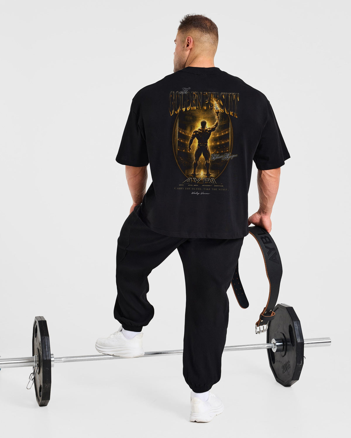 Wesley Vissers x Golden Pursuit Oversized T Shirt - Schwarz