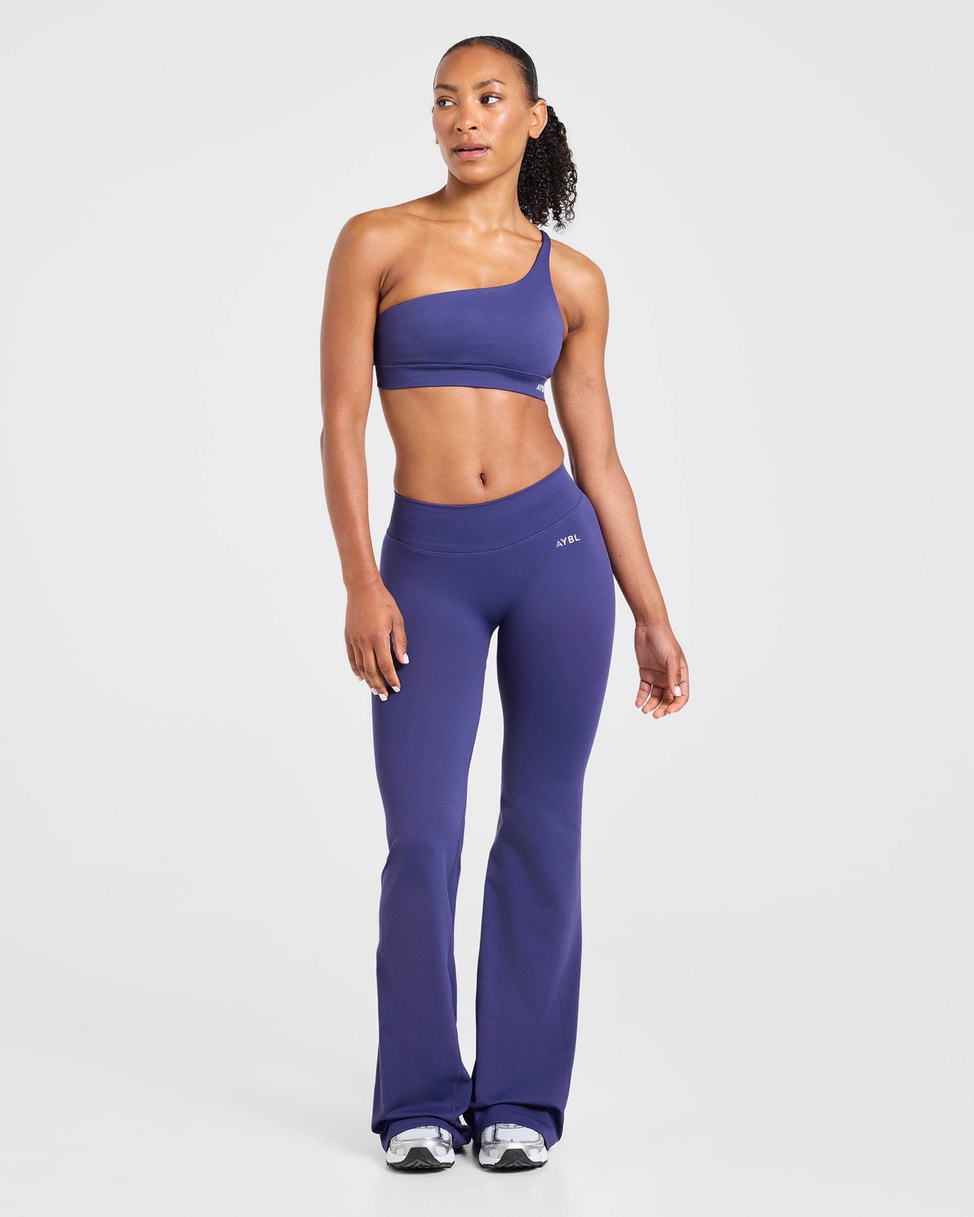 Enhance Seamless Flared Leggings - Storm Blau