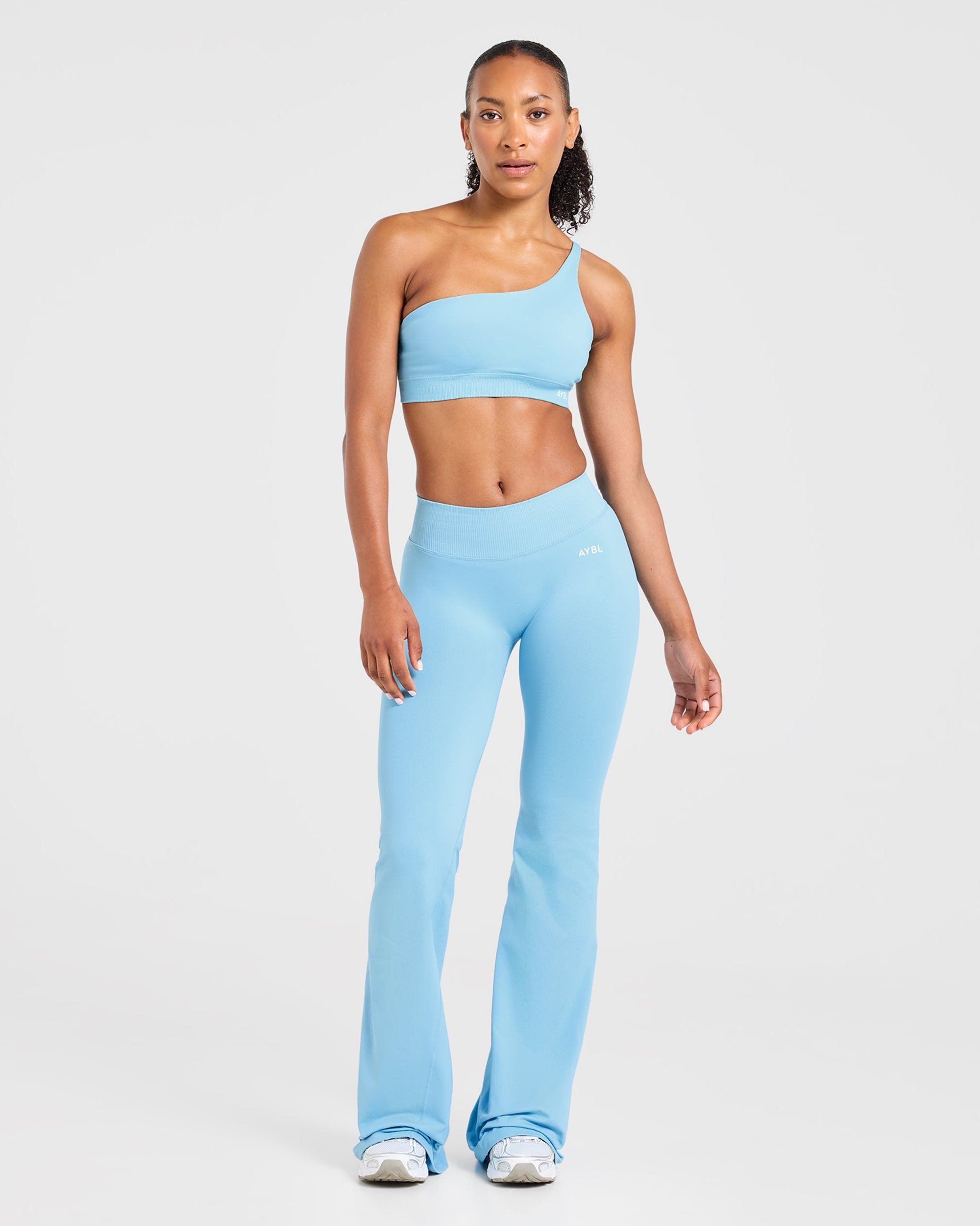 Enhance Seamless Flared Leggings - Powder Blau