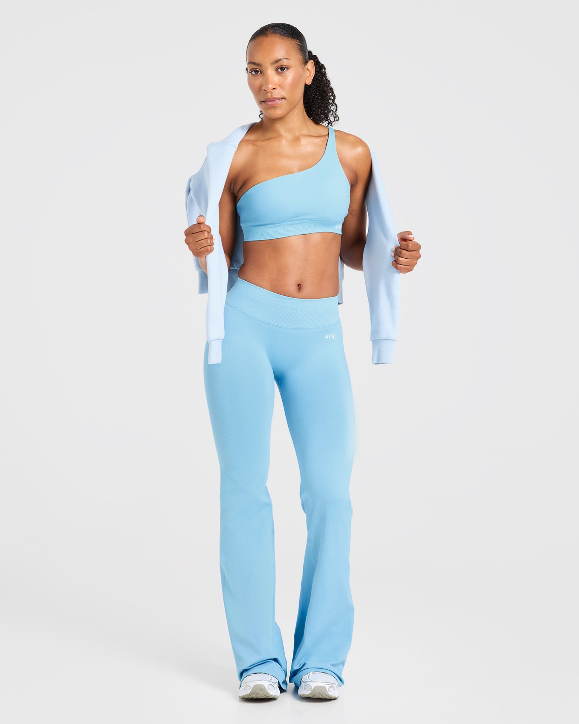 Enhance Seamless Flared Leggings - Powder Blau