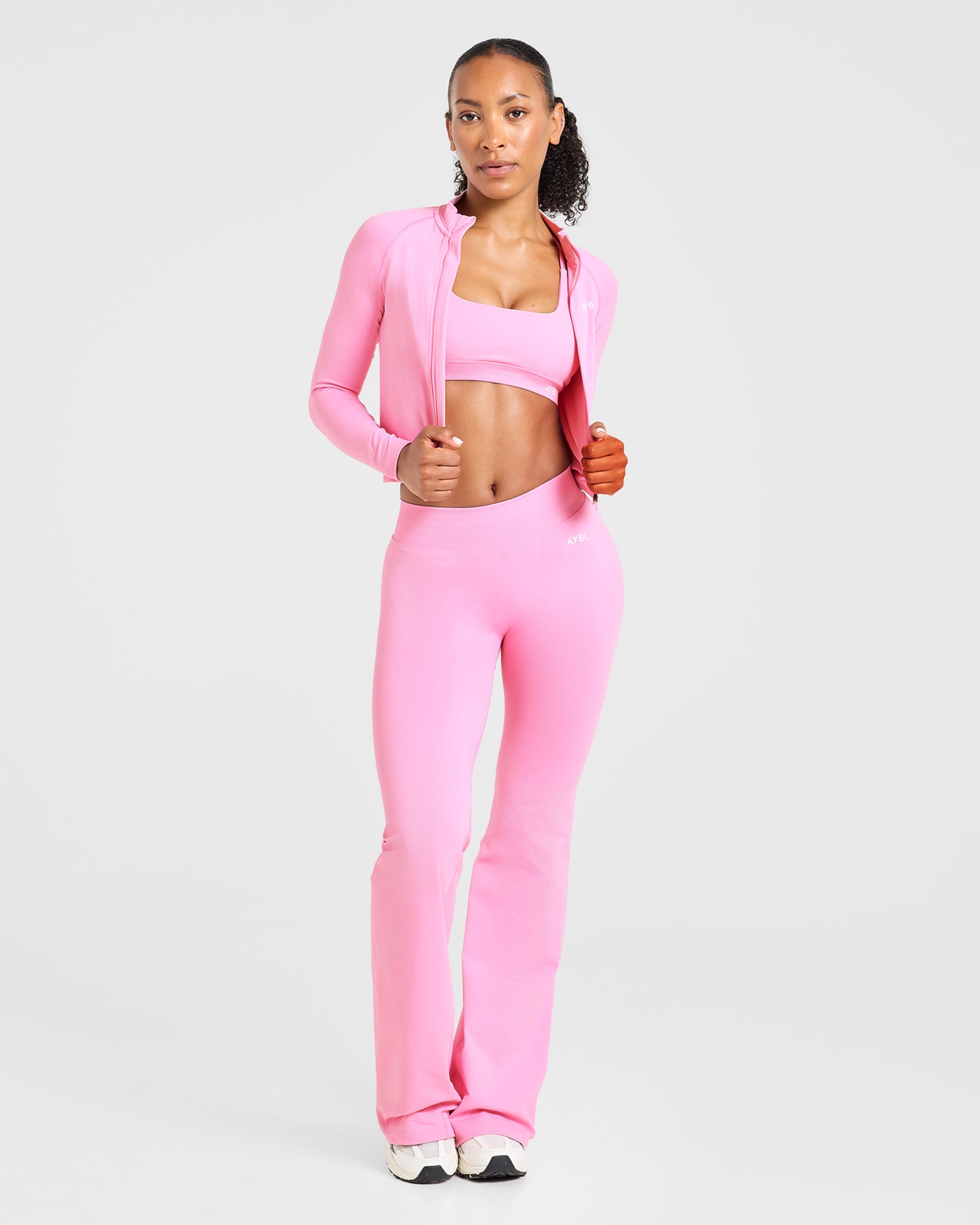 Enhance Seamless Flared Leggings - Sugar Rosa