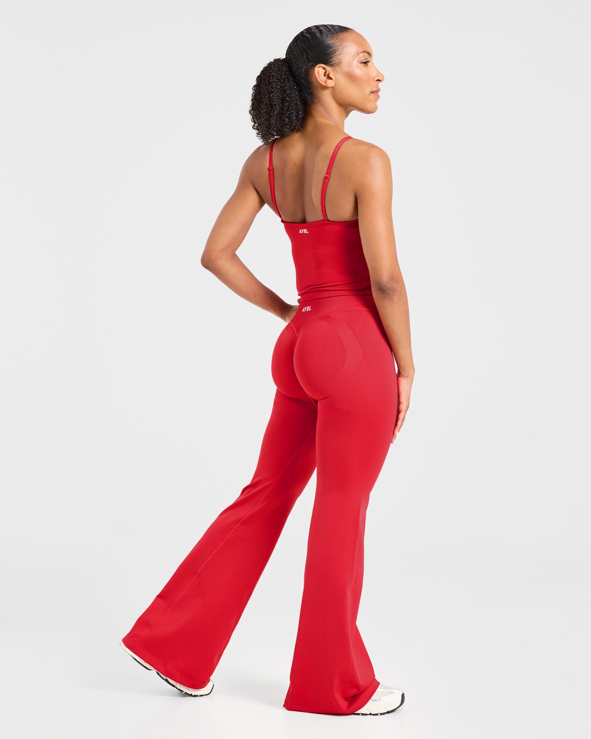 Adapt Seamless Flared Leggings - Salsa Rot