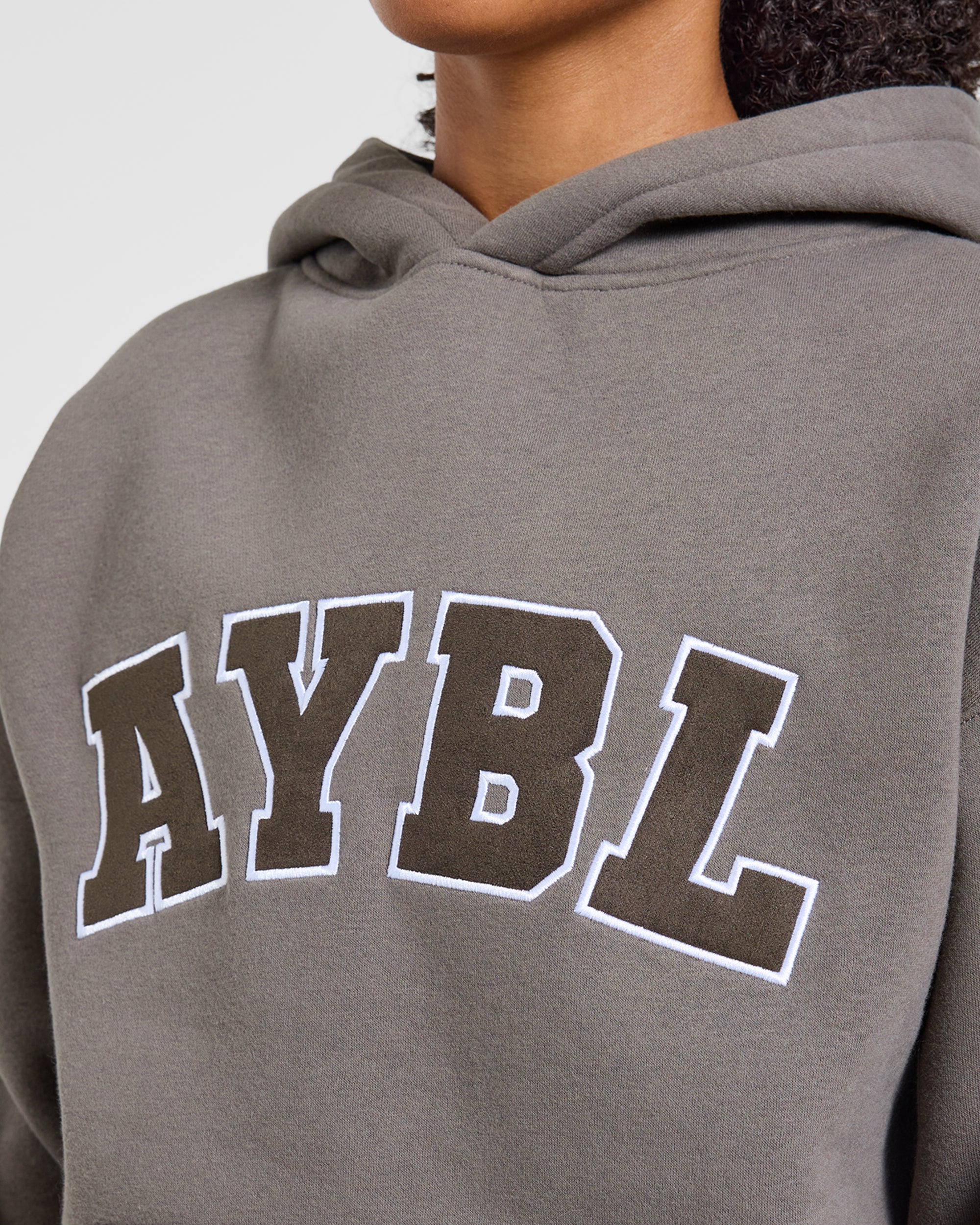 Varsity 2.0 Oversized Hoodie - Slate Braun