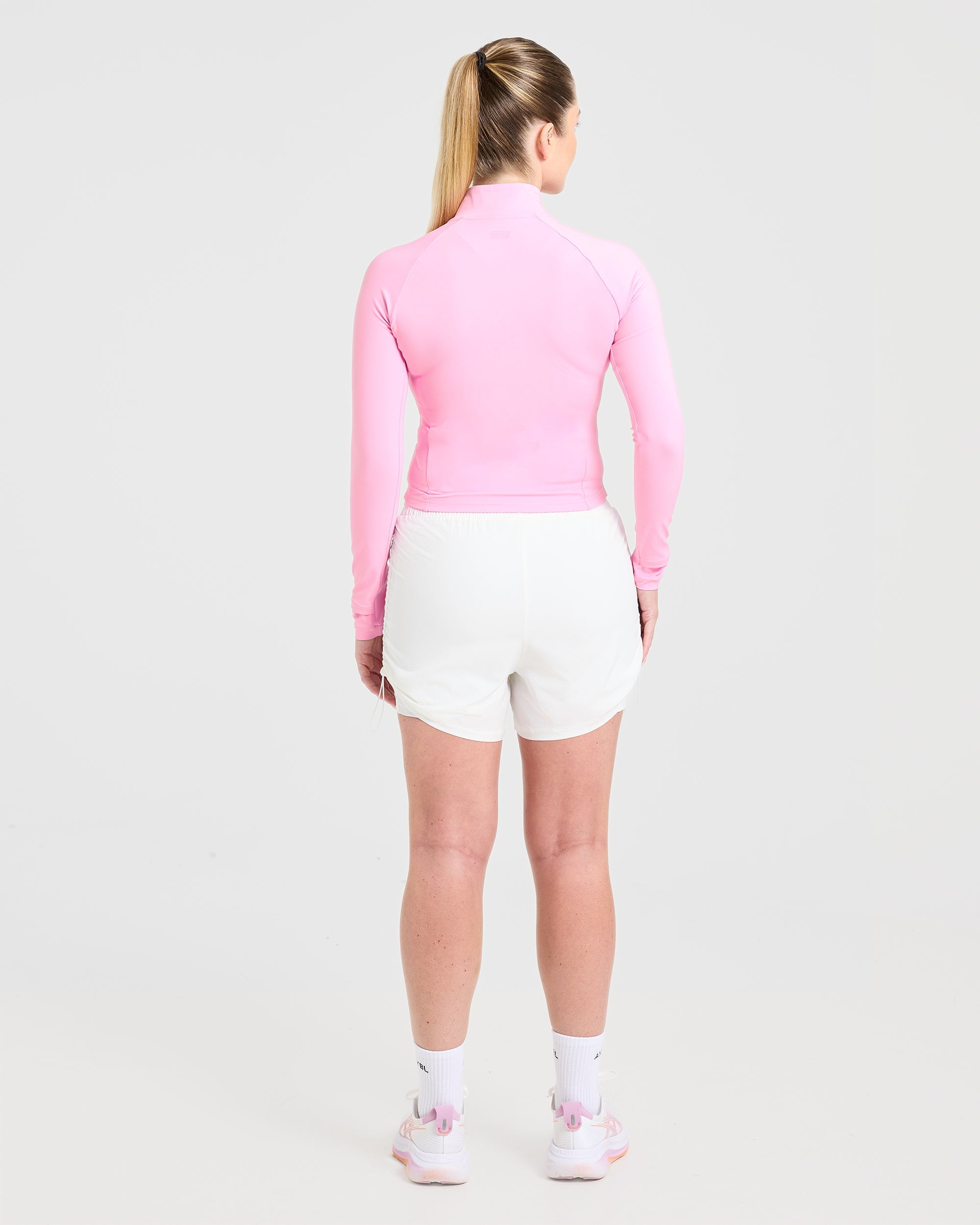 Run Zip Jacket - Spring Rosa