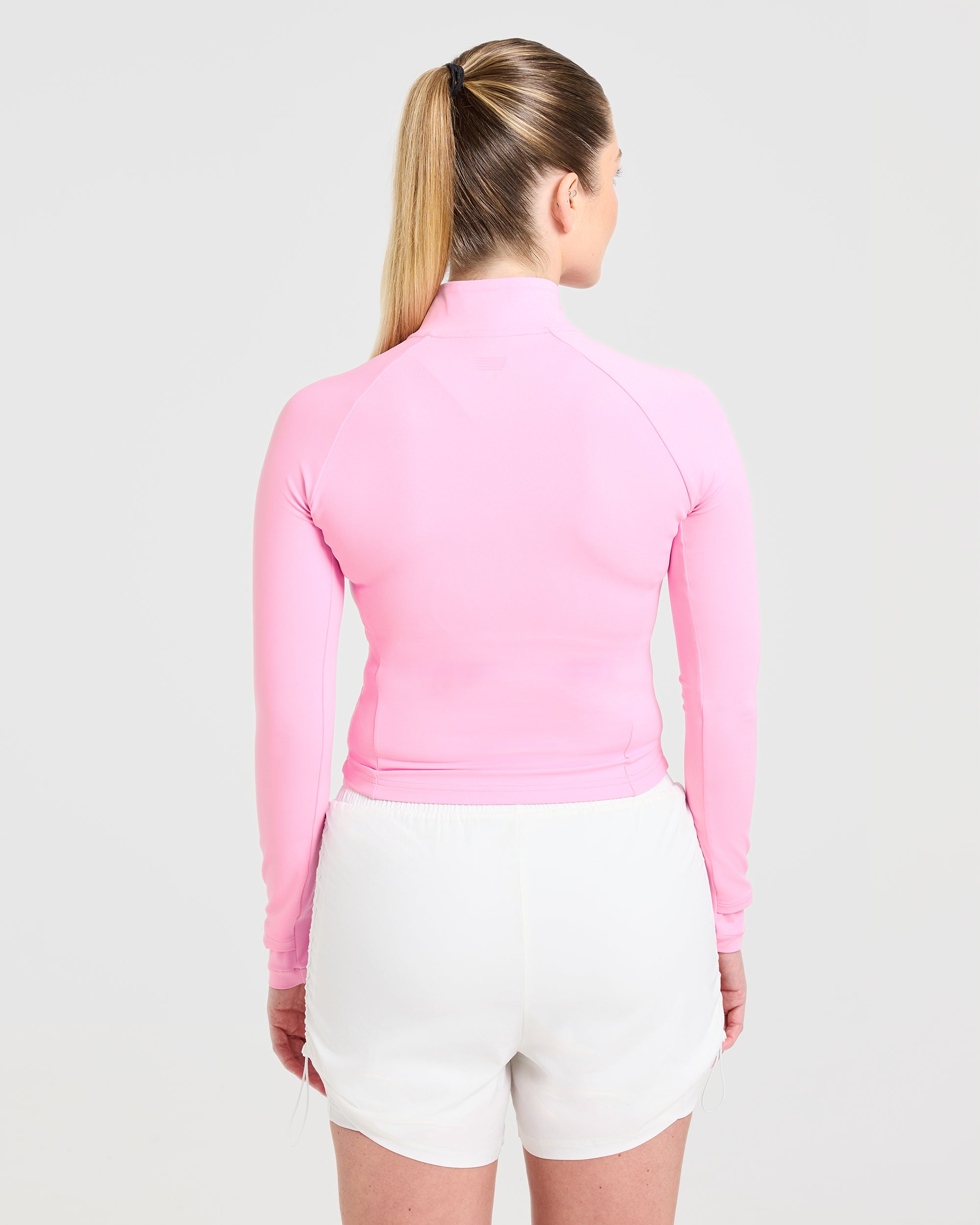 Run Zip Jacket - Spring Rosa
