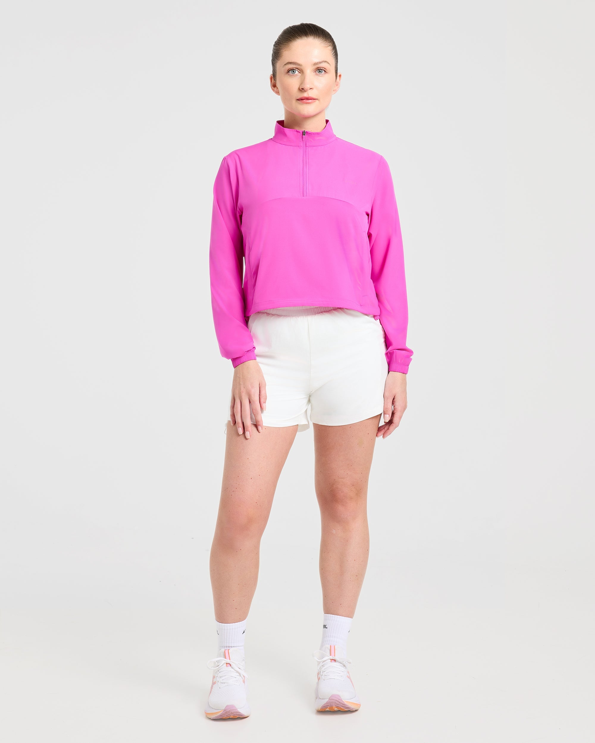 Run 1/2 Zip Jacket - Vibrant Magenta