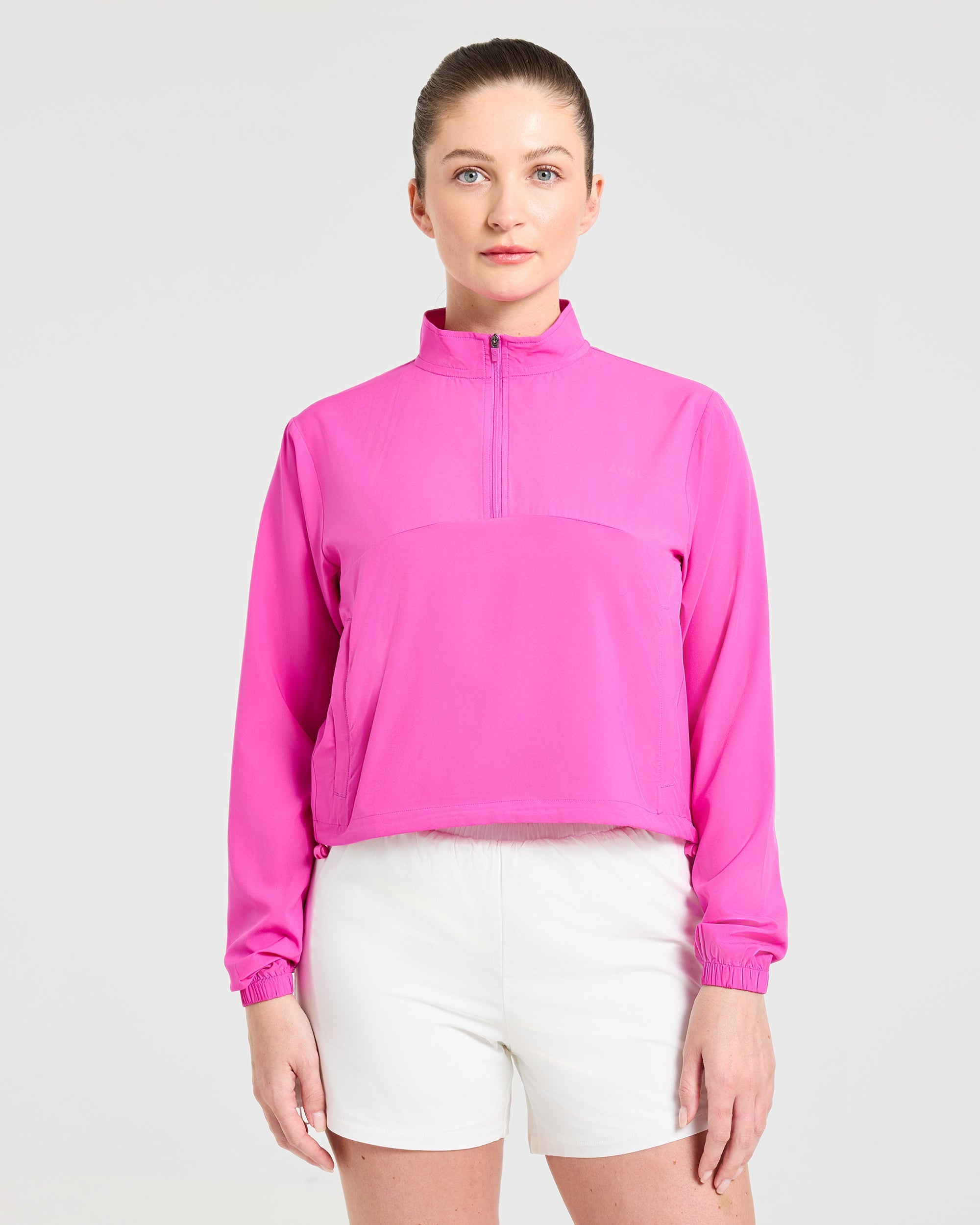 Run 1/2 Zip Jacket - Vibrant Magenta