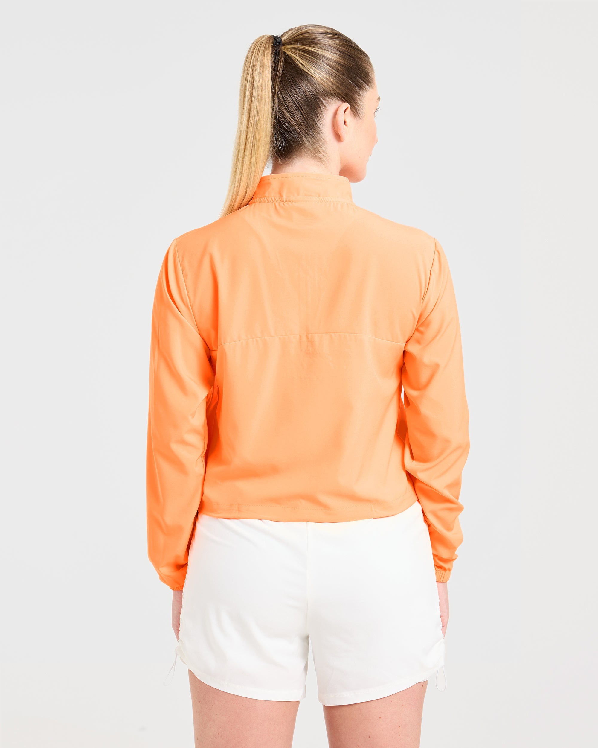 Run 1/2 Zip Jacket - Vibrant Apricot