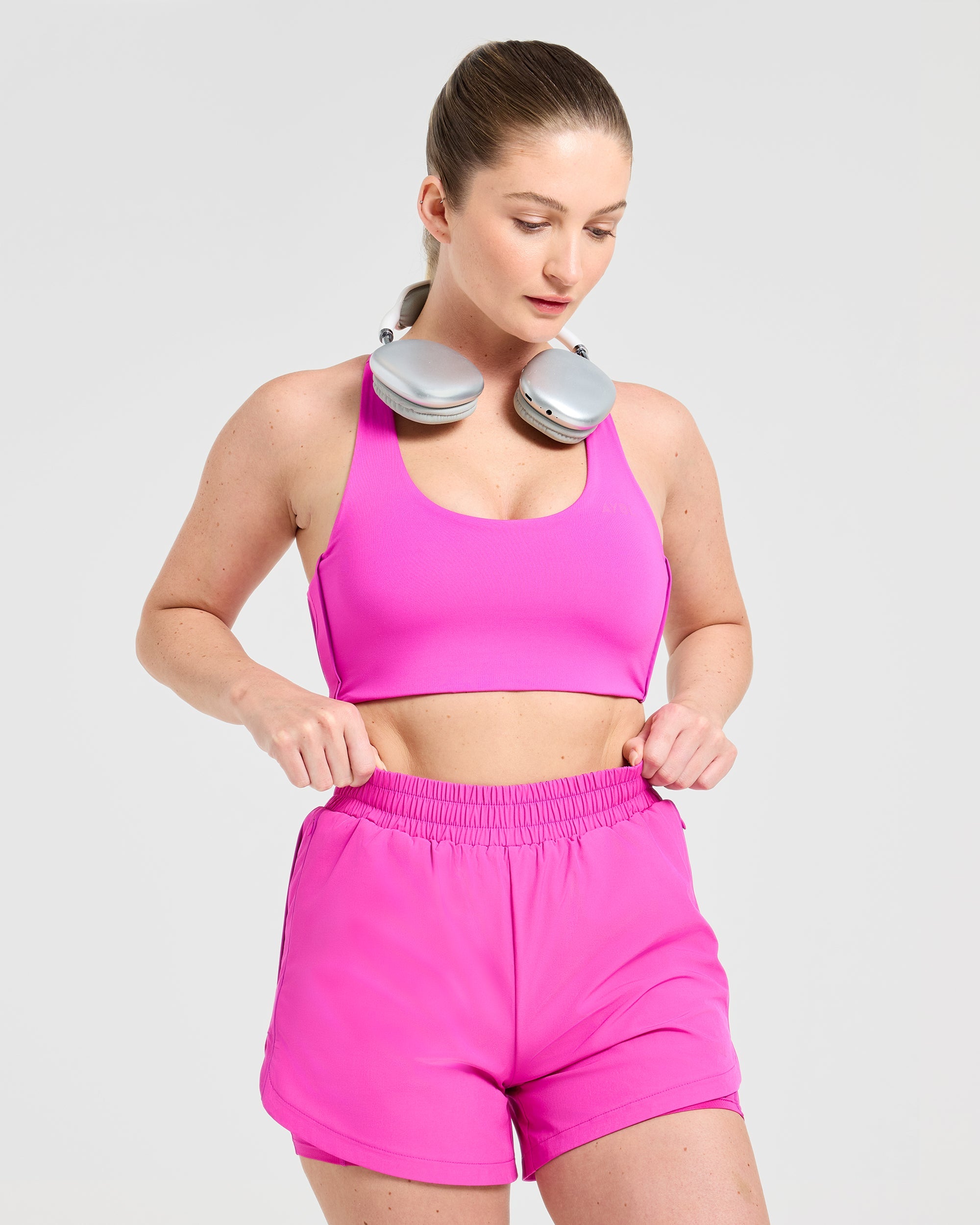 Run 2 in 1 Shorts - Vibrant Magenta