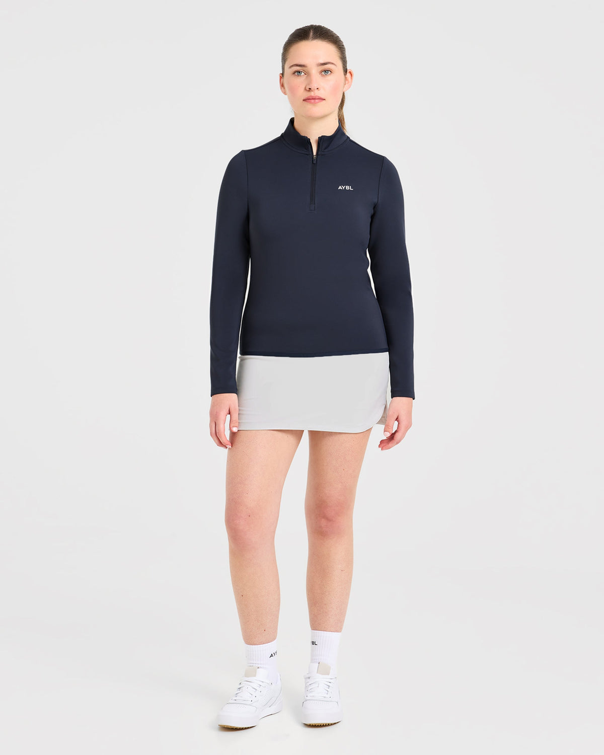 Classic 1/4 Zip Pullover - Navy Blau