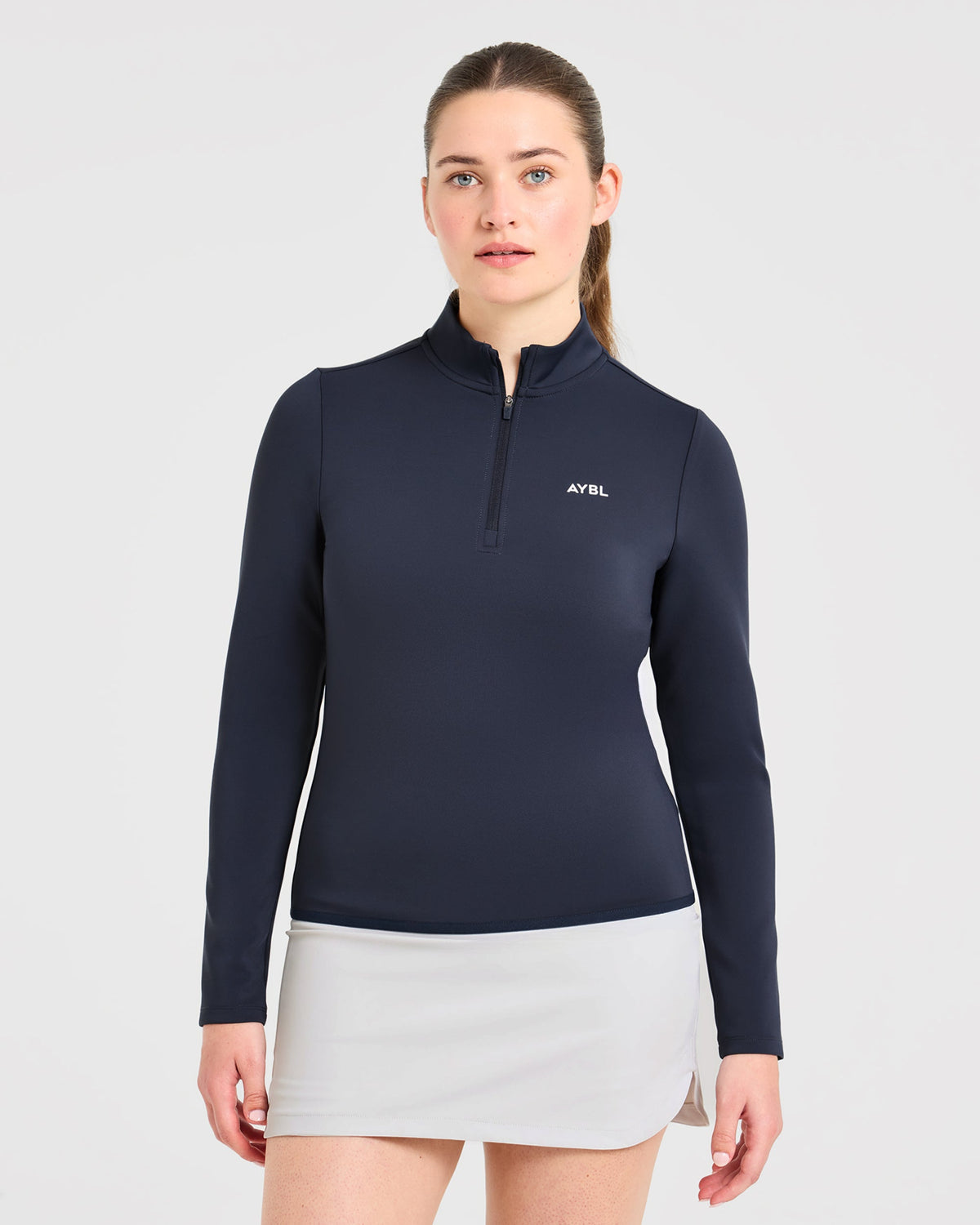 Classic 1/4 Zip Pullover - Navy Blau