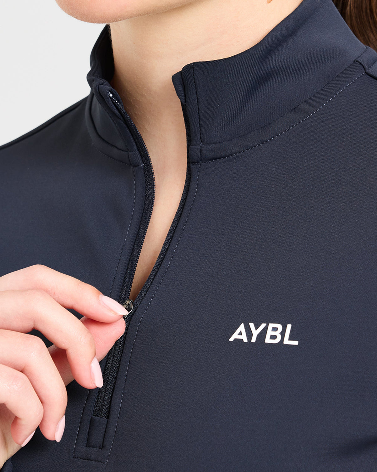 Classic 1/4 Zip Pullover - Navy Blau