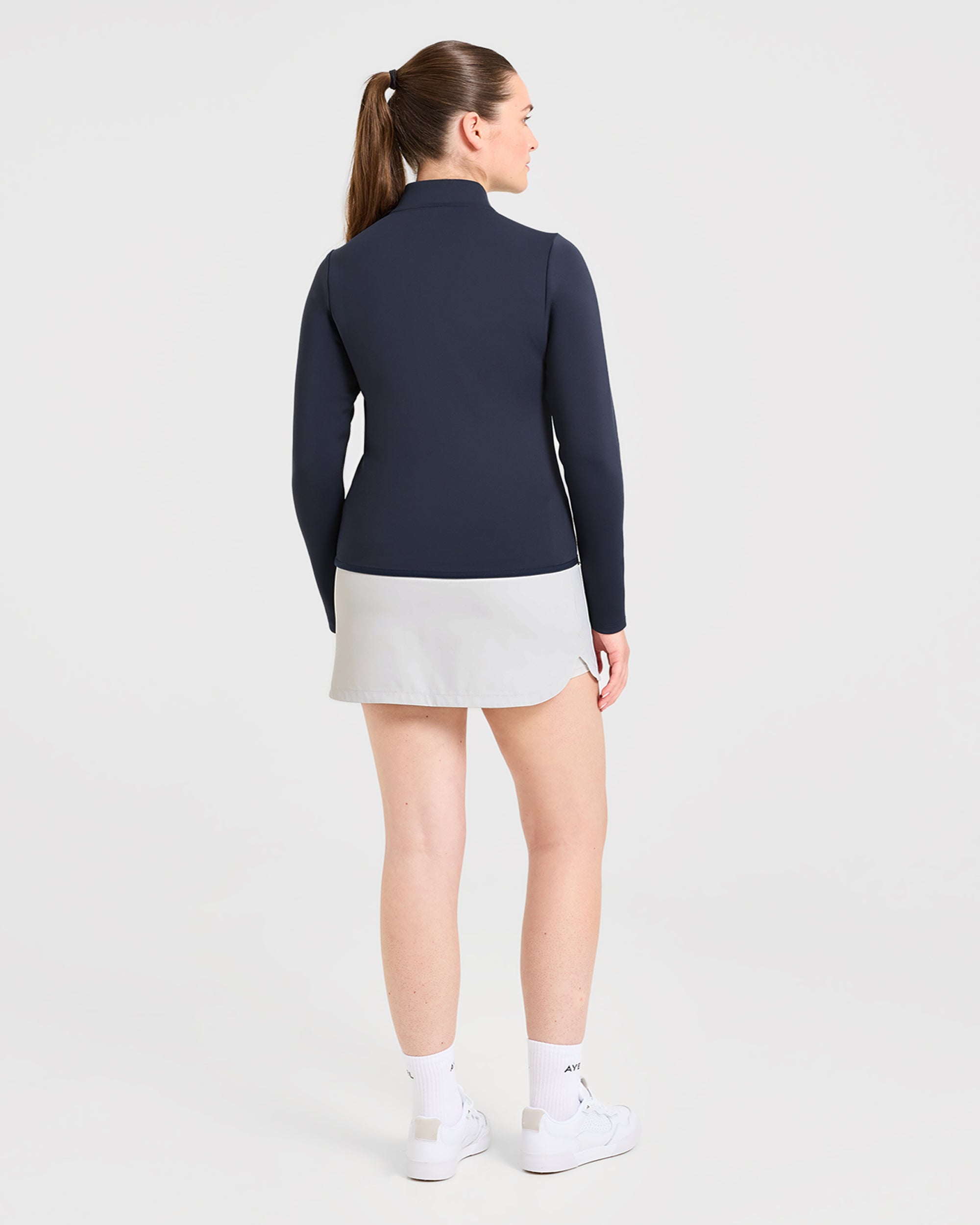 Classic 1/4 Zip Pullover - Navy Blau