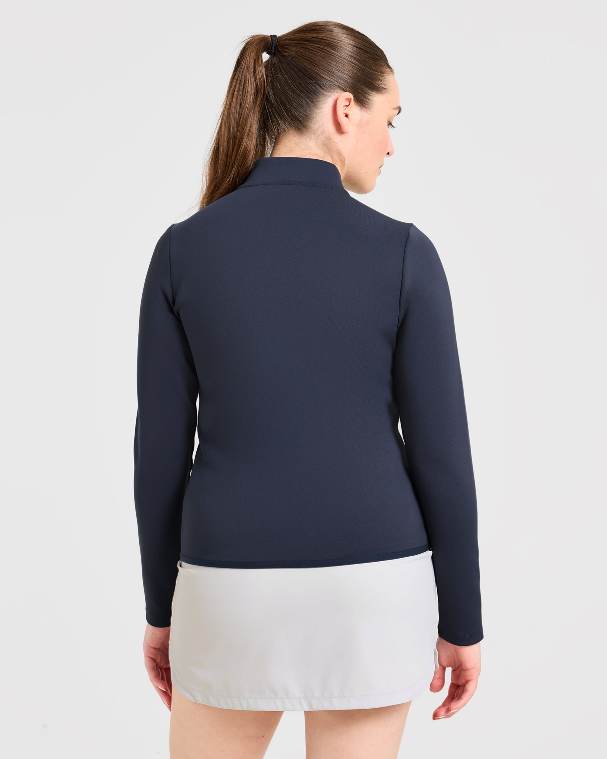 Classic 1/4 Zip Pullover - Navy Blau