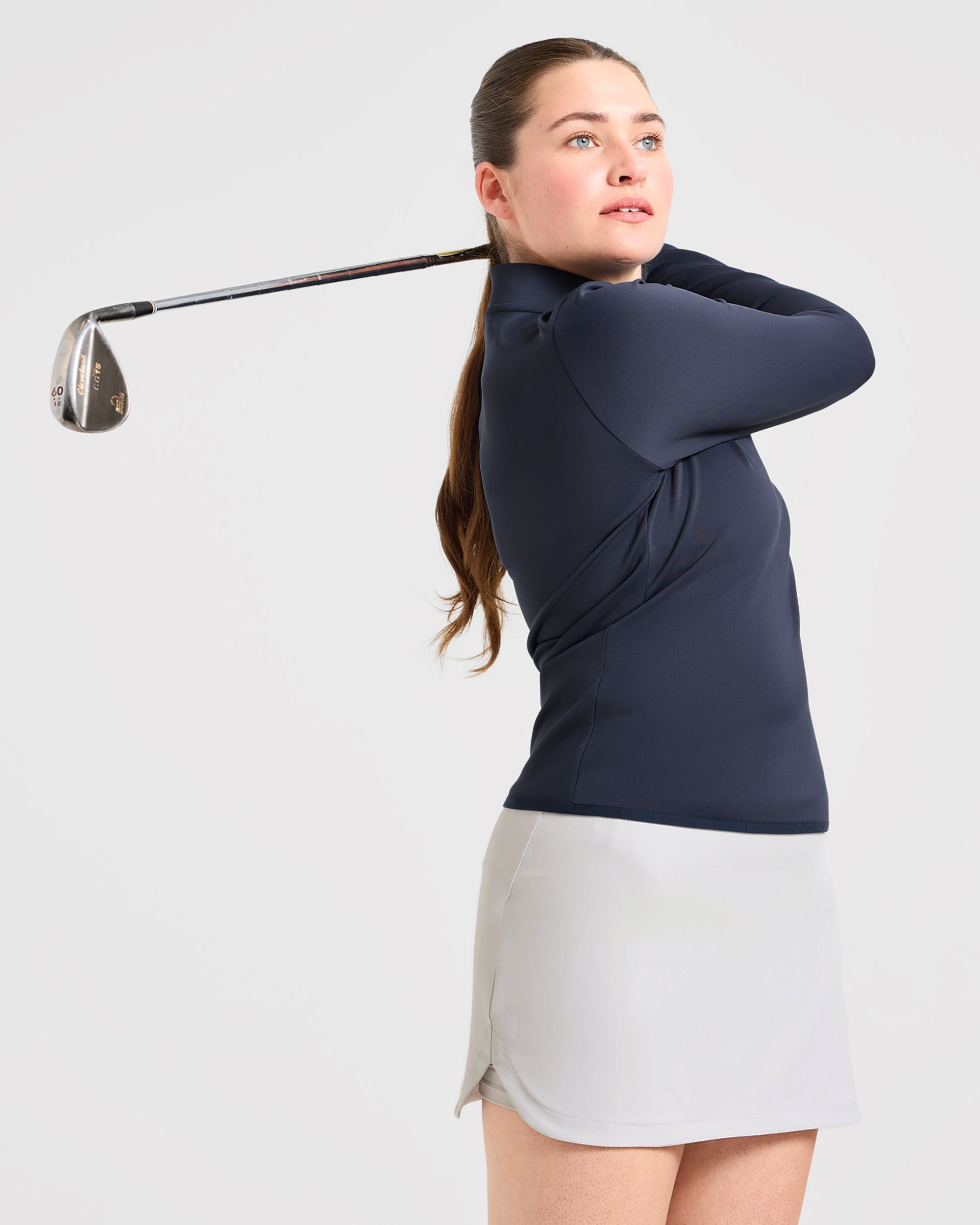 Classic 1/4 Zip Pullover - Navy Blau