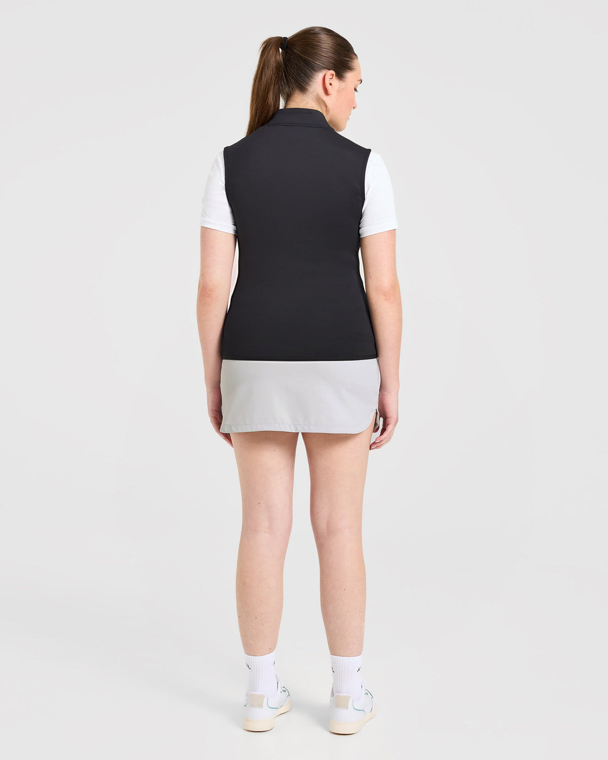 Classic 1/4 Zip Vest - Schwarz