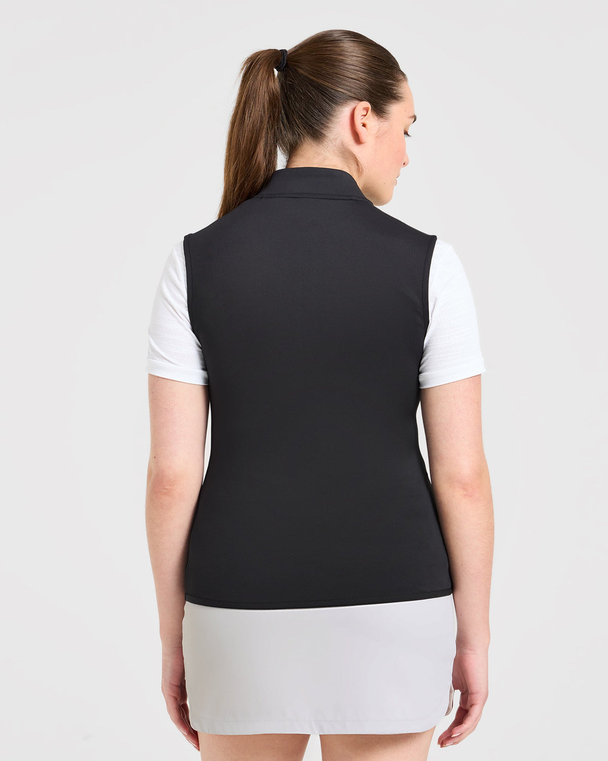 Classic 1/4 Zip Vest - Schwarz