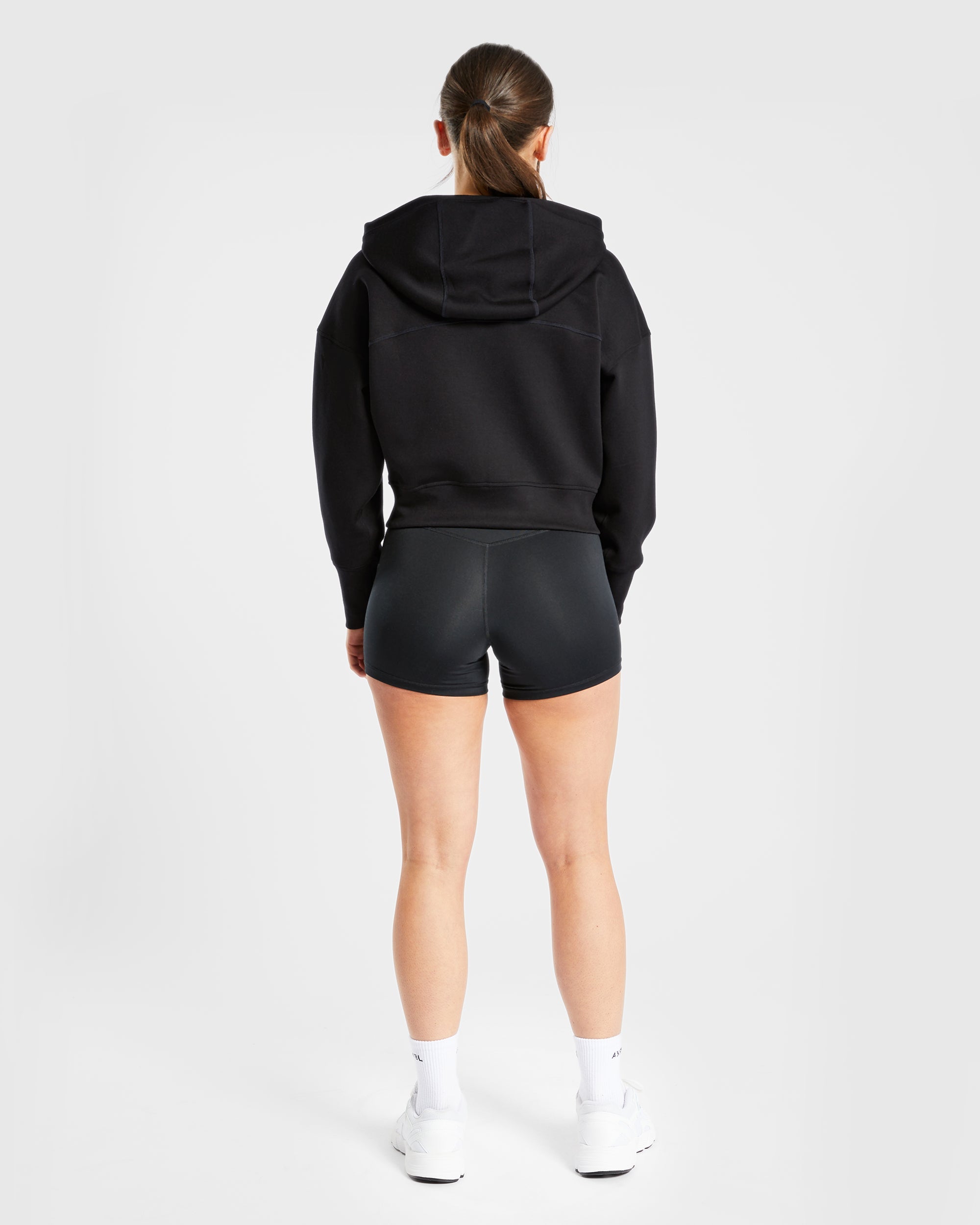 Zip Up Jacket - Schwarz