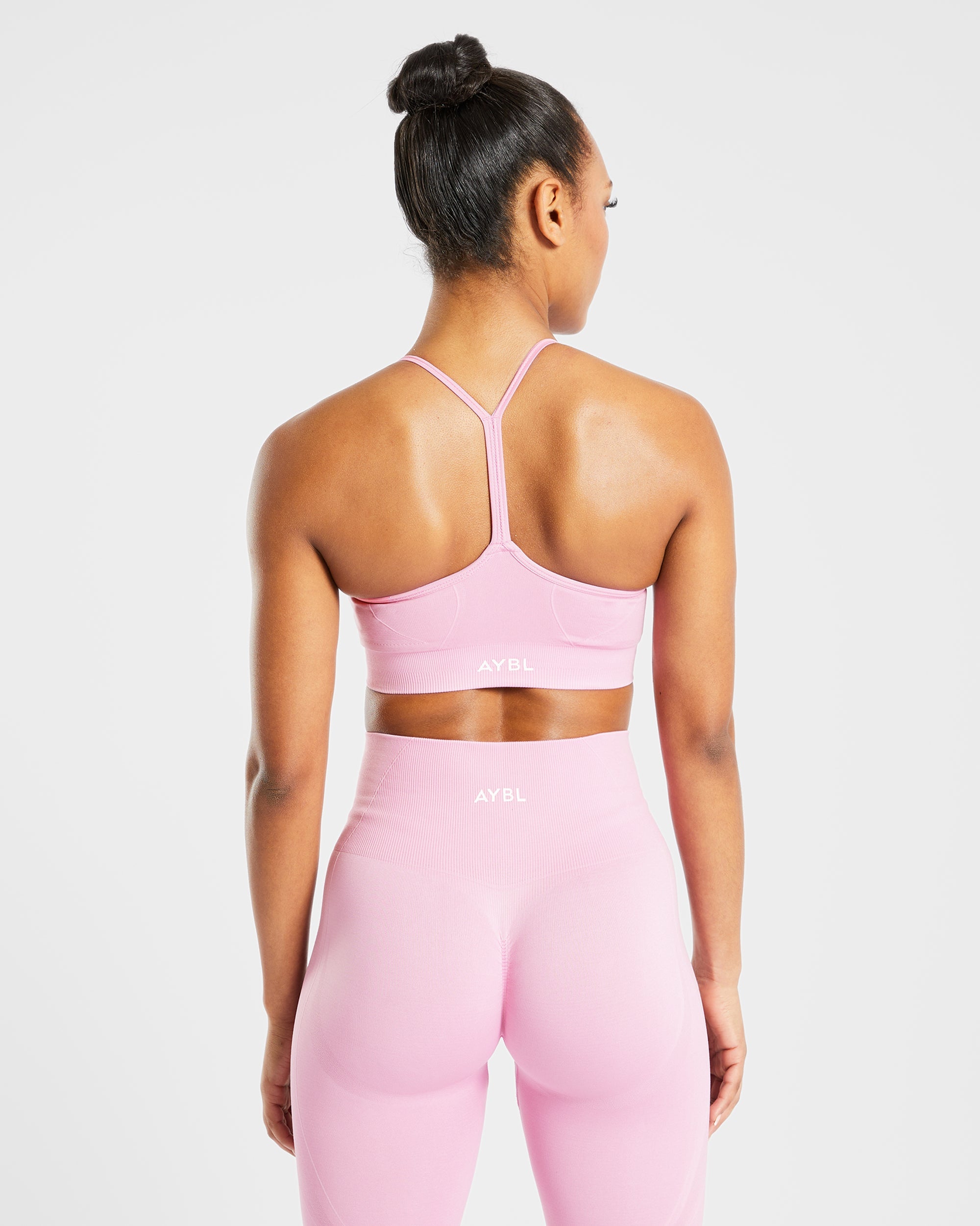 Empower Seamless Sports Bra - Baby Rosa