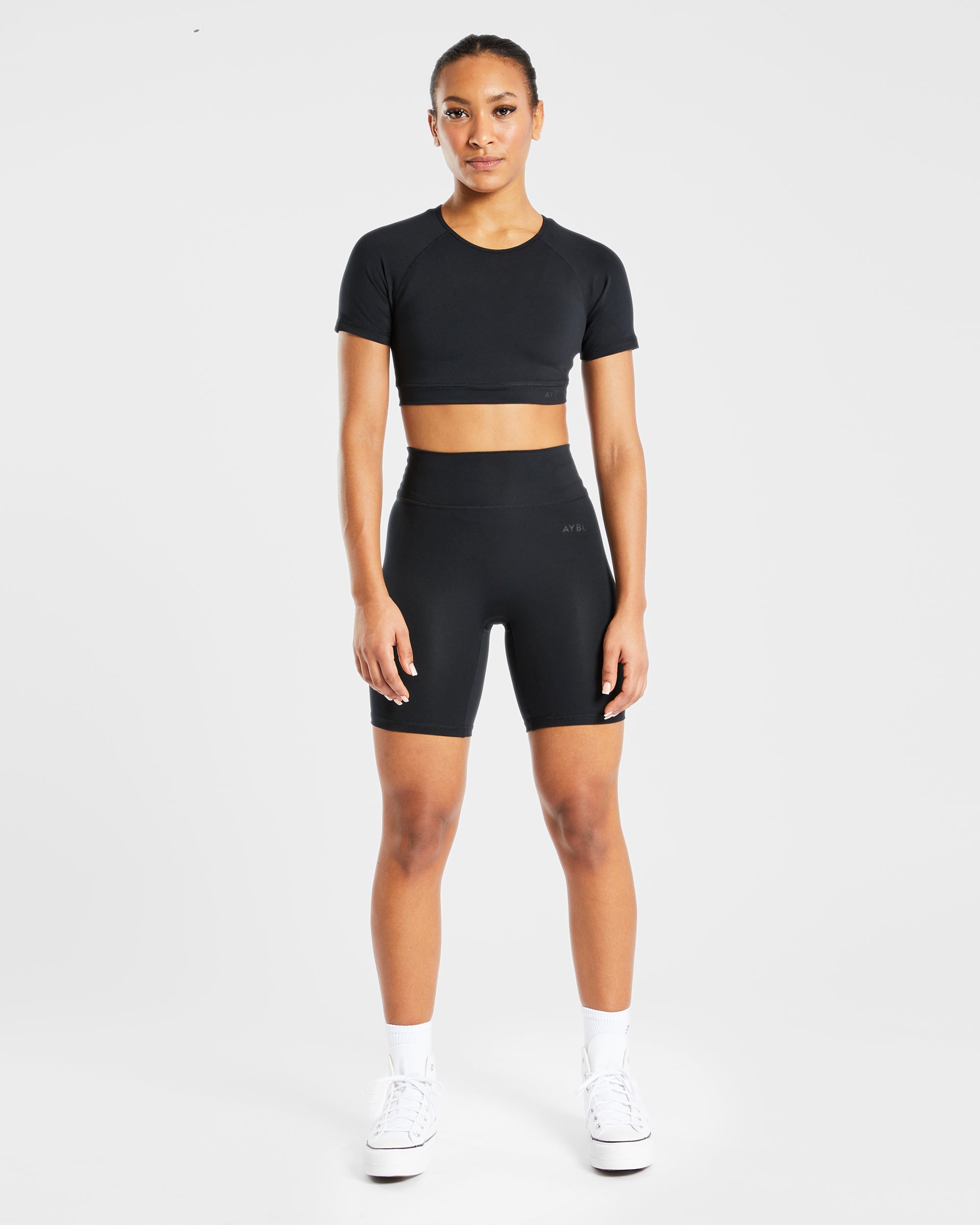 Staple Crop Top - Schwarz