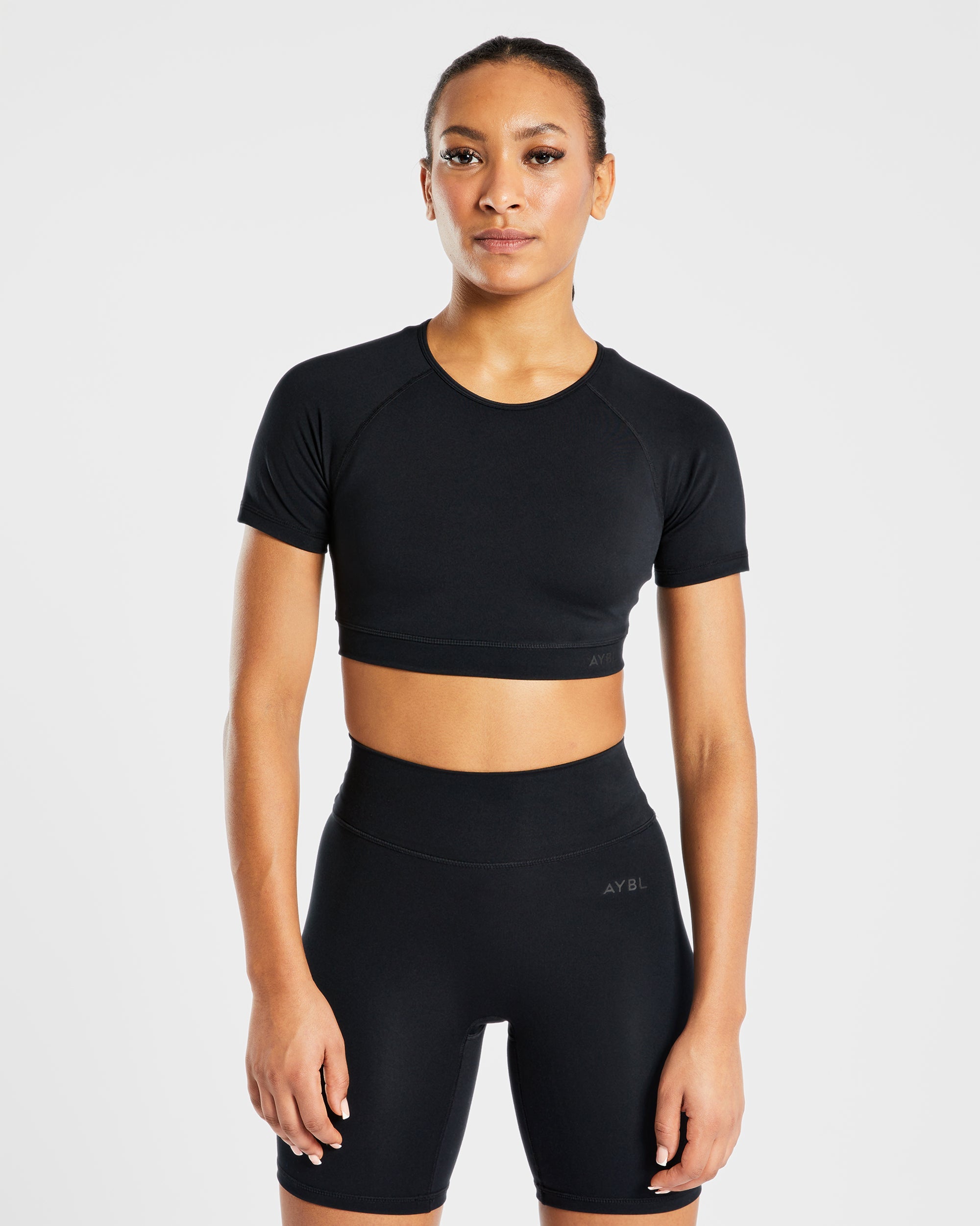 Staple Crop Top - Schwarz