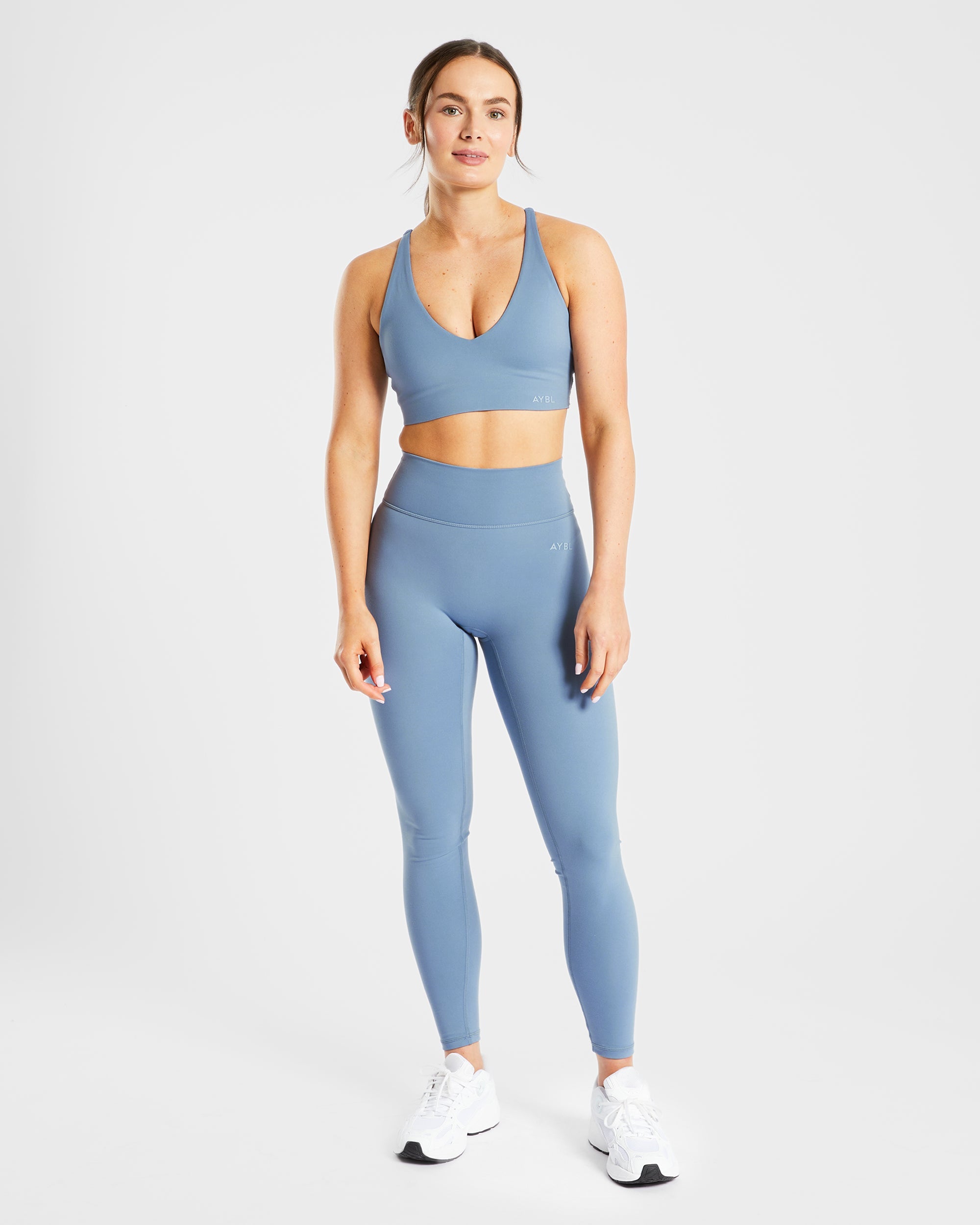 Staple Sports Bra - Slate Blau