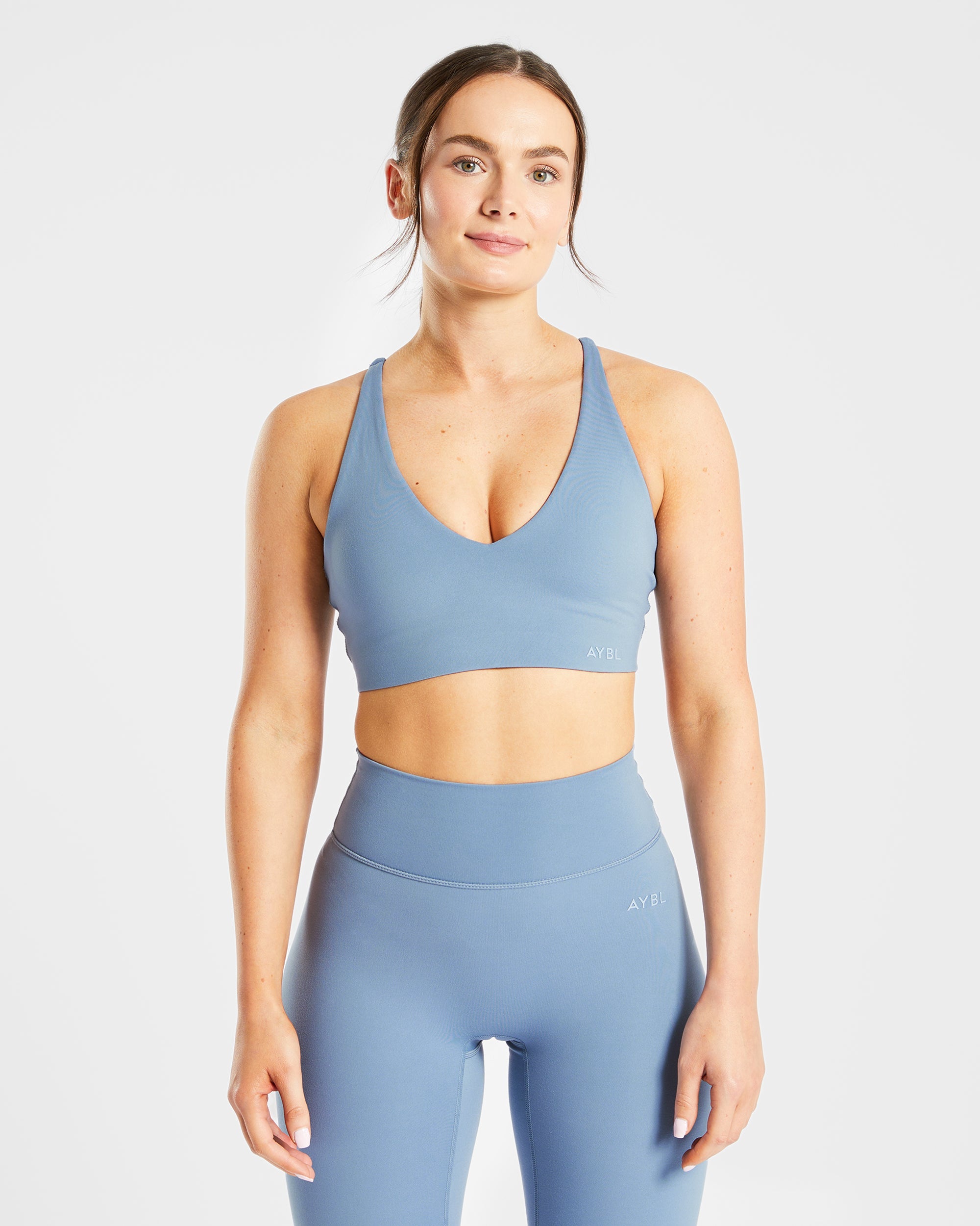 Staple Sports Bra - Slate Blau