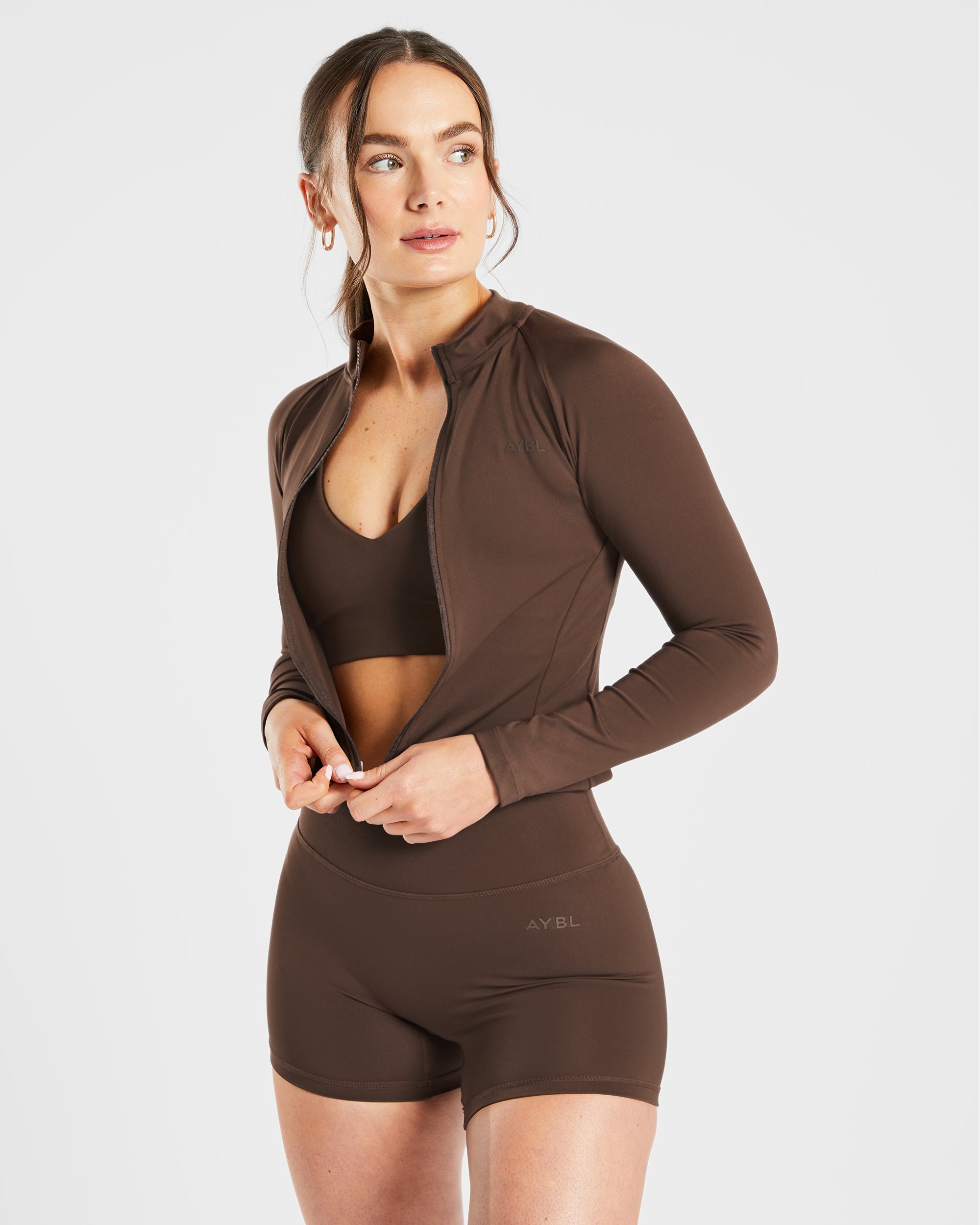 Staple Zip Jacket - Braun