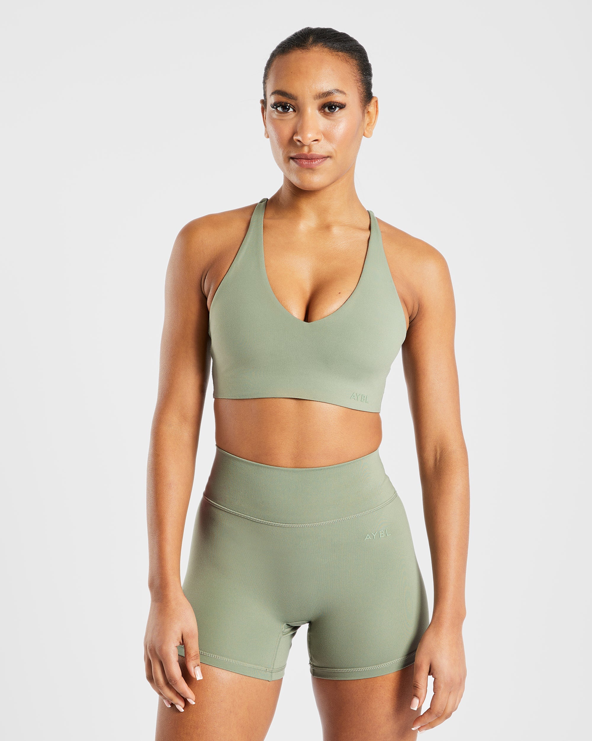 Staple Sports Bra - Olive Grün