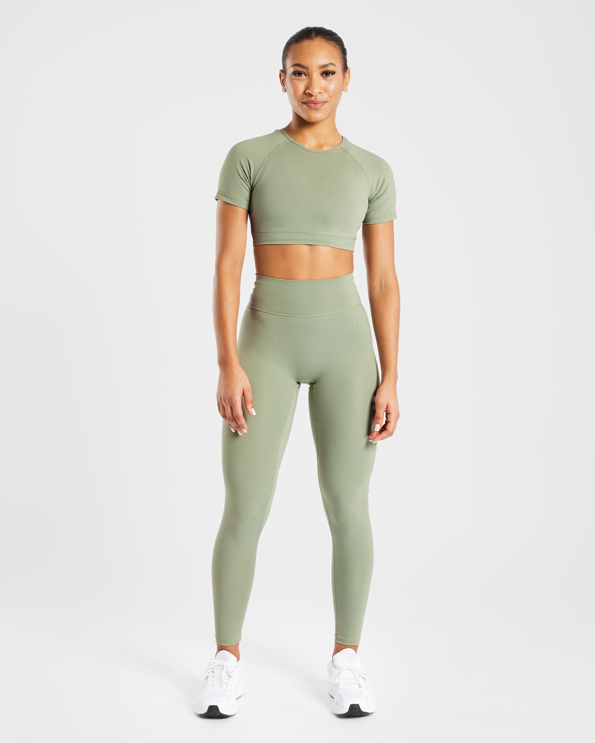 Staple Leggings - Olive Grün