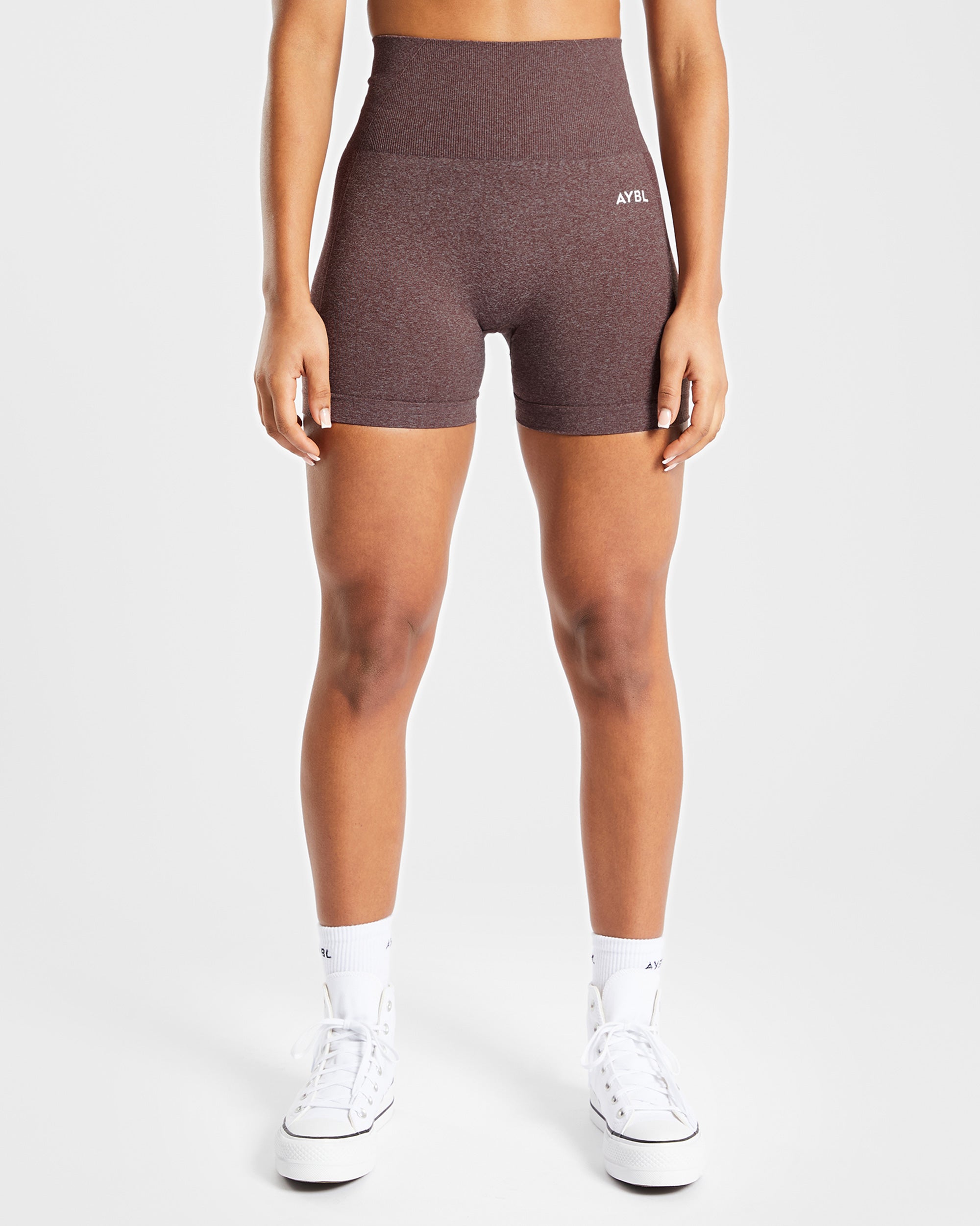 Empower Seamless Shorts - Braun Marl