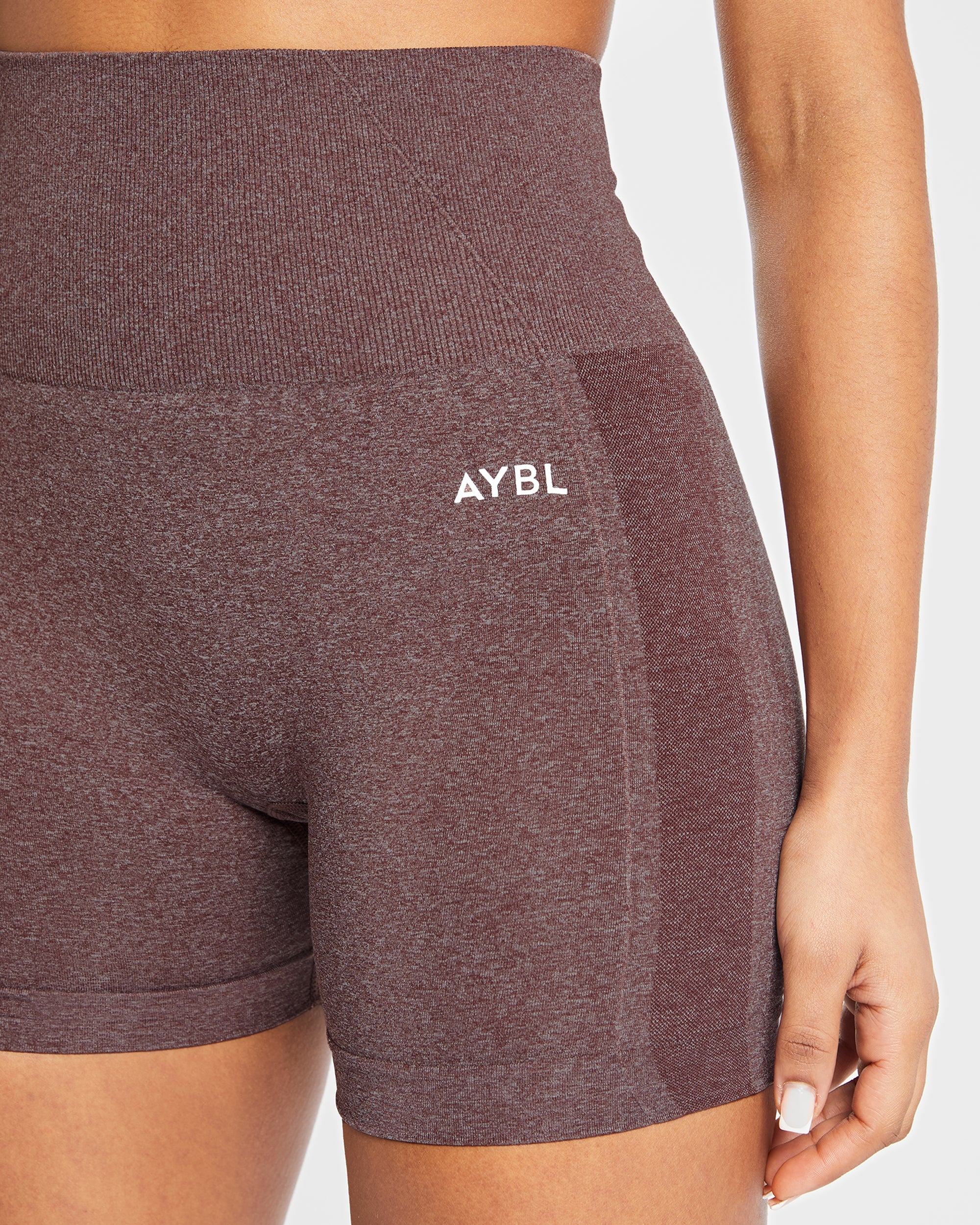 Empower Seamless Shorts - Braun Marl