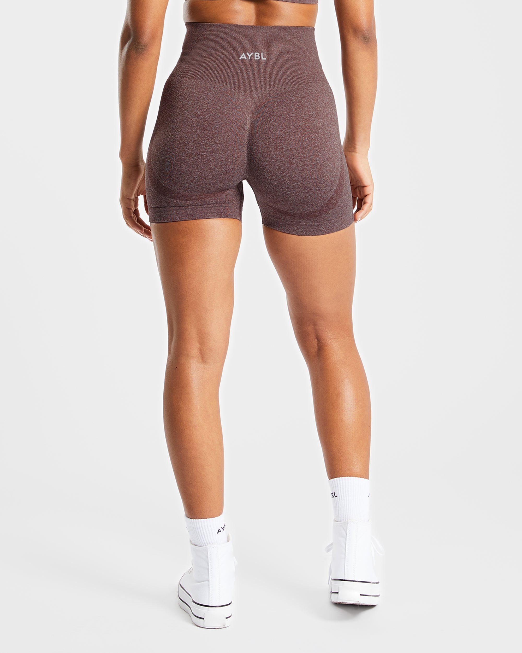 Empower Seamless Shorts - Braun Marl