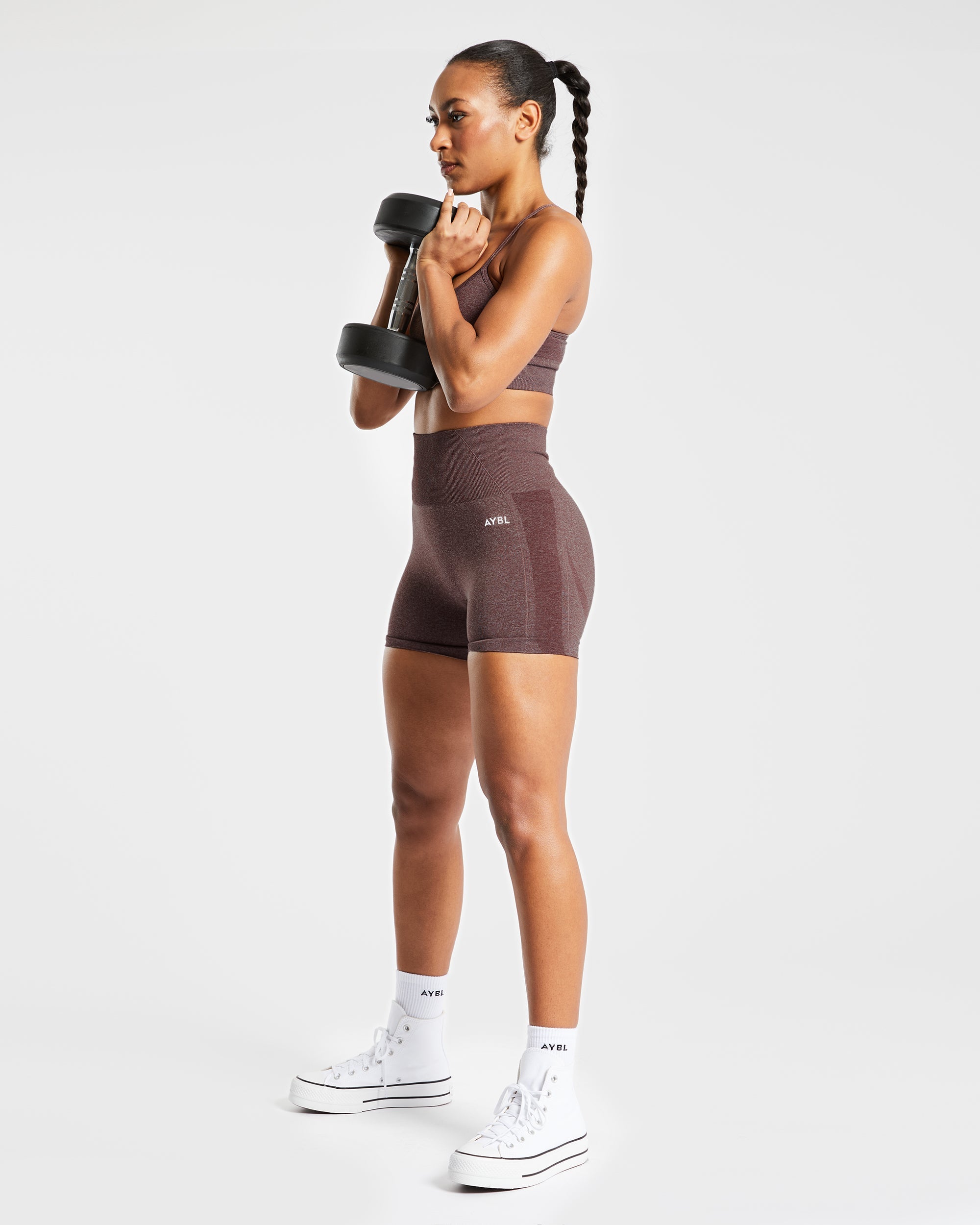 Empower Seamless Sports Bra - Braun Marl