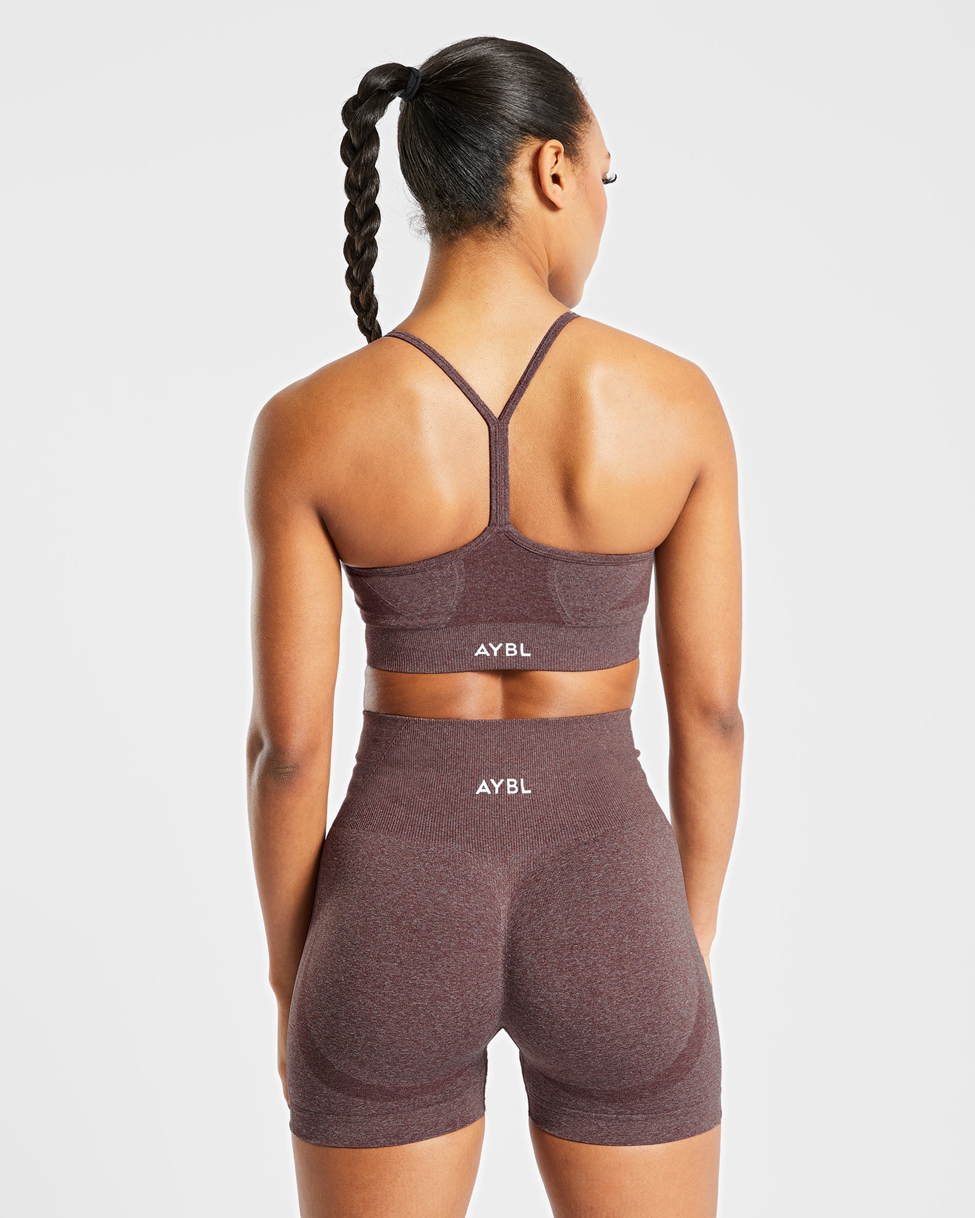 Empower Seamless Sports Bra - Braun Marl