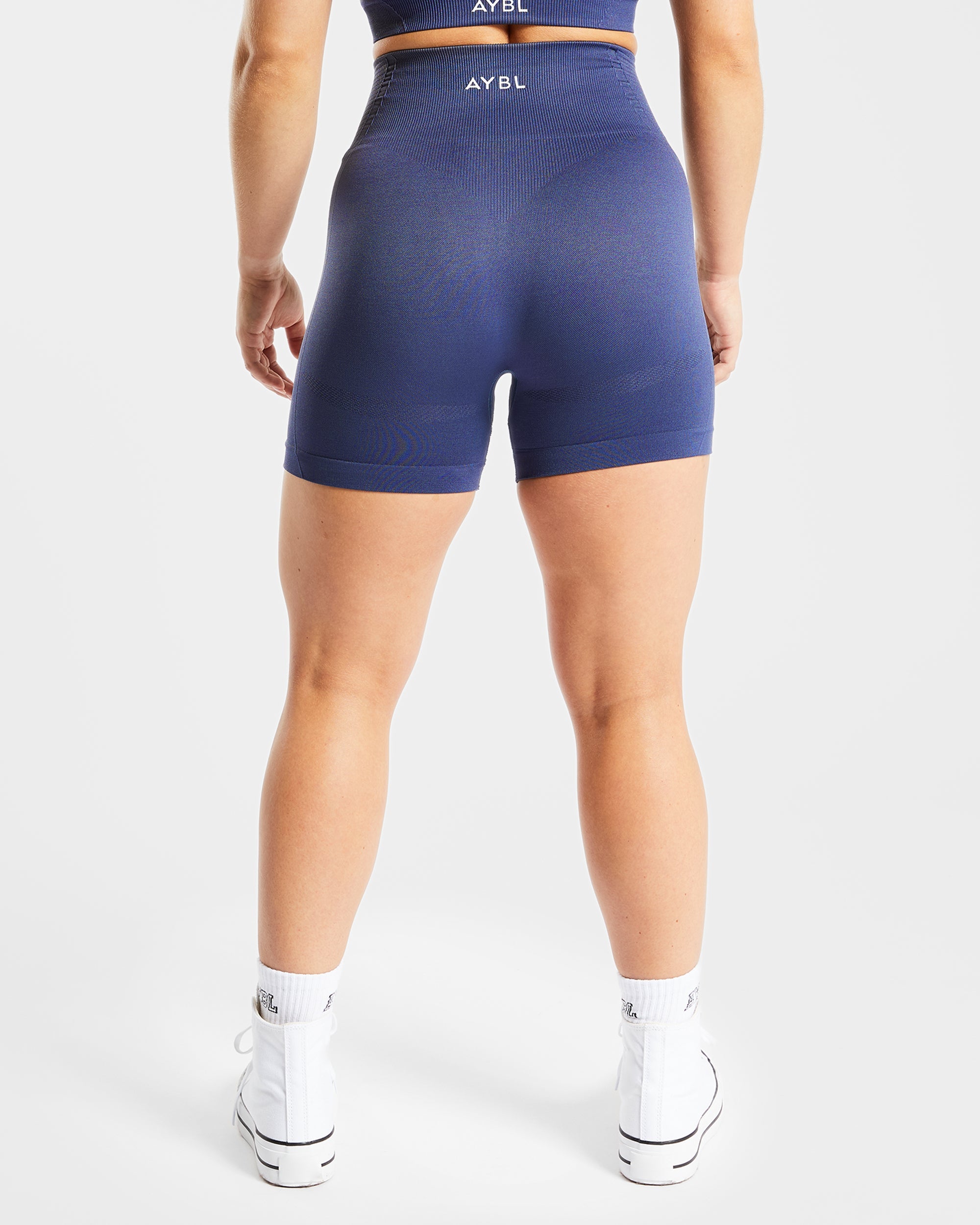 Balance V2 Seamless Shorts - Navy Blau