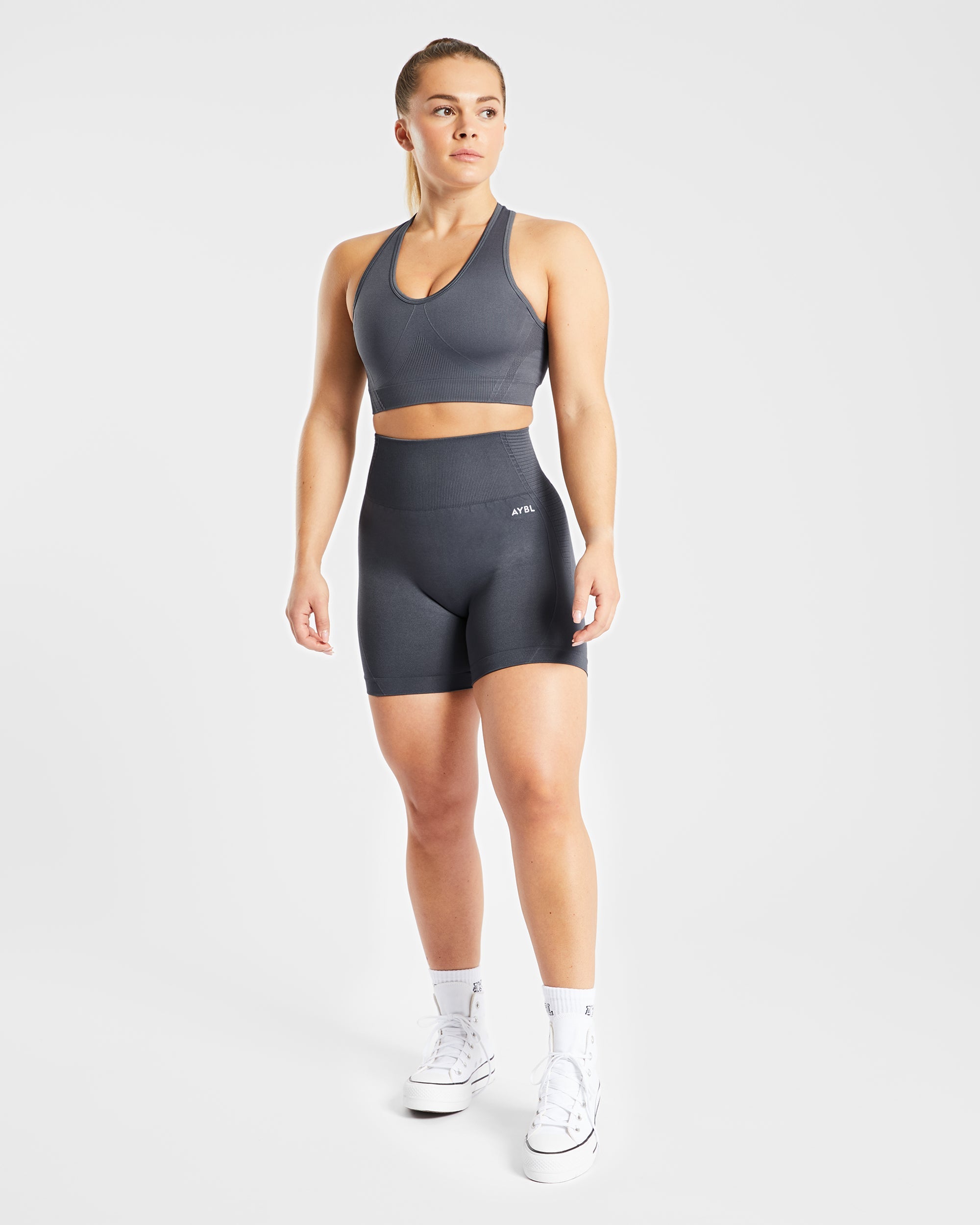 Balance V2 Seamless Shorts - Castlerock Grau