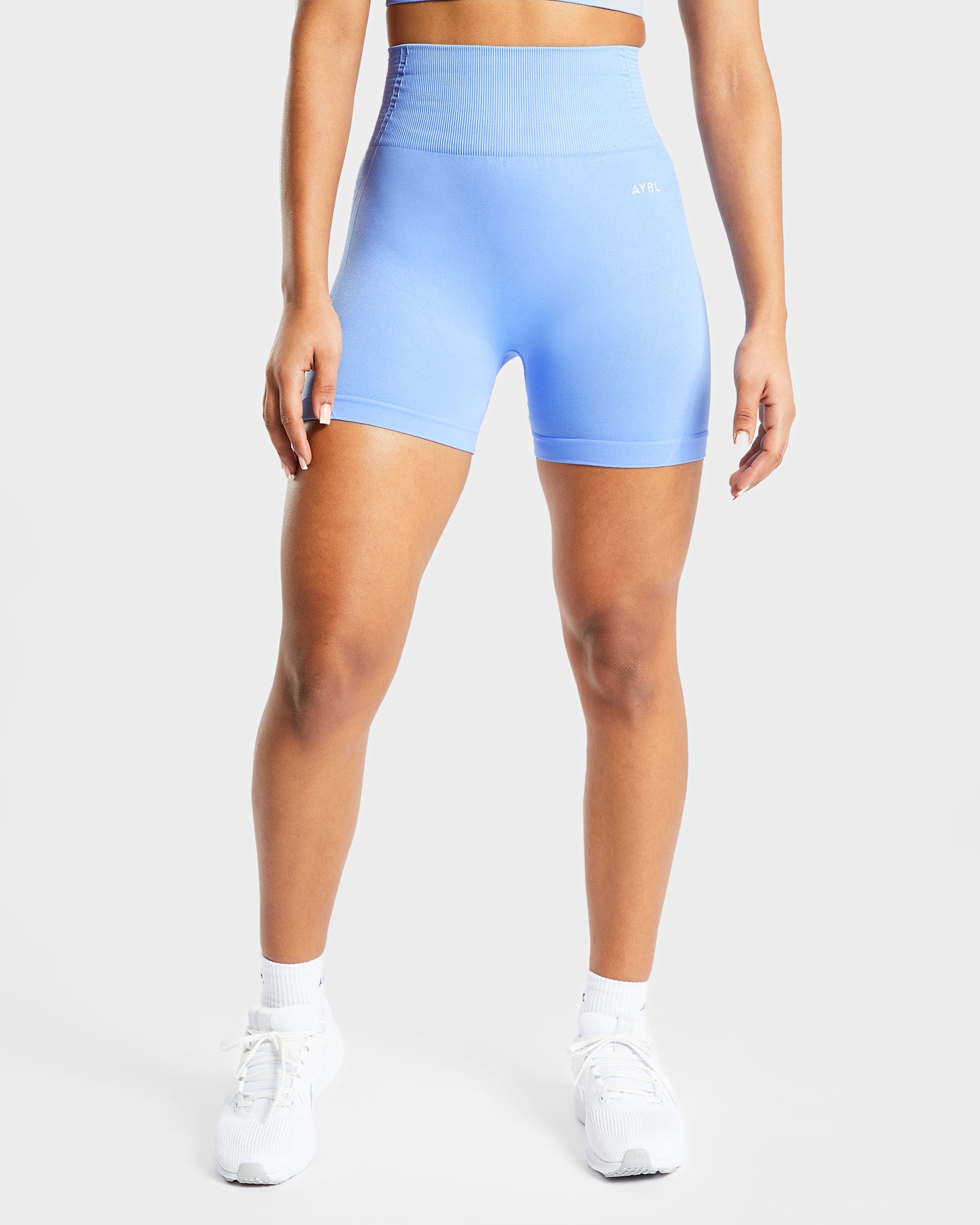 Balance V2 Seamless Shorts - Chambray Blau