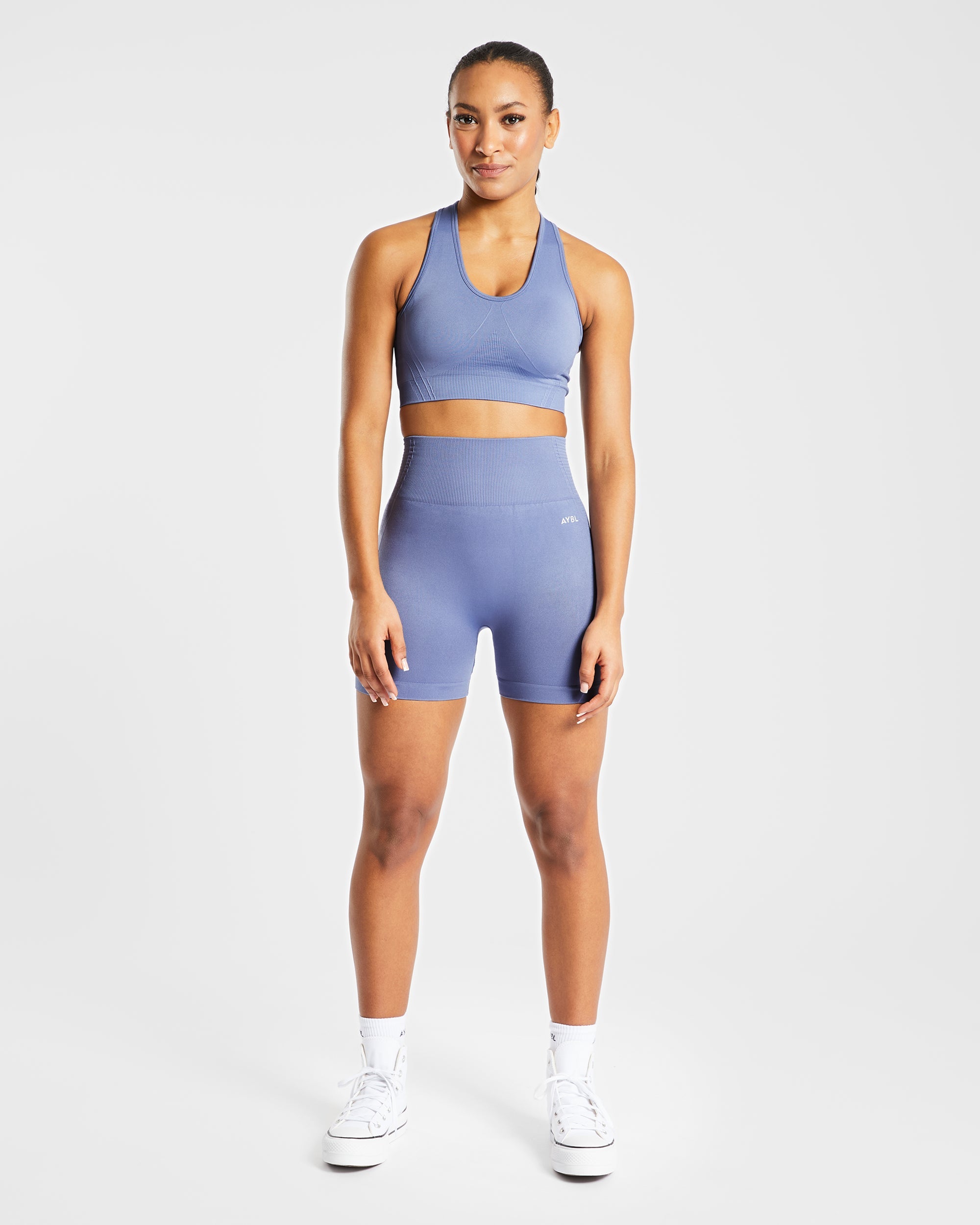 Balance V2 Seamless Shorts - Steel Blau