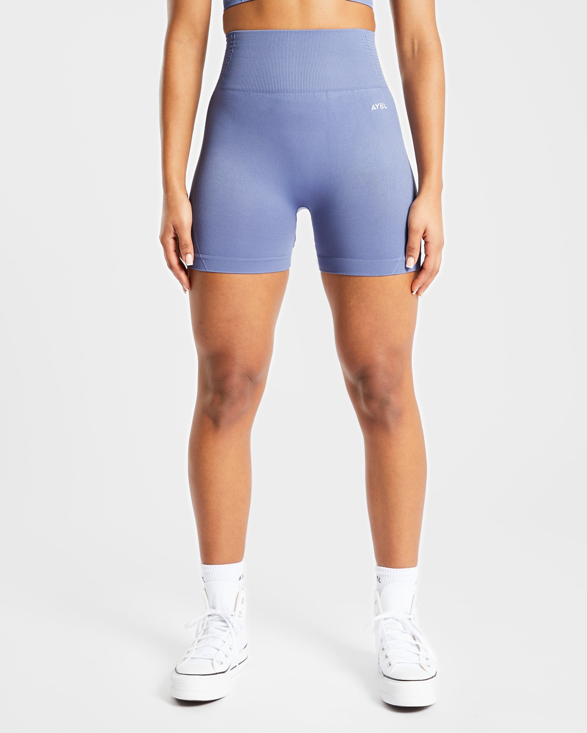 Balance V2 Seamless Shorts - Steel Blau