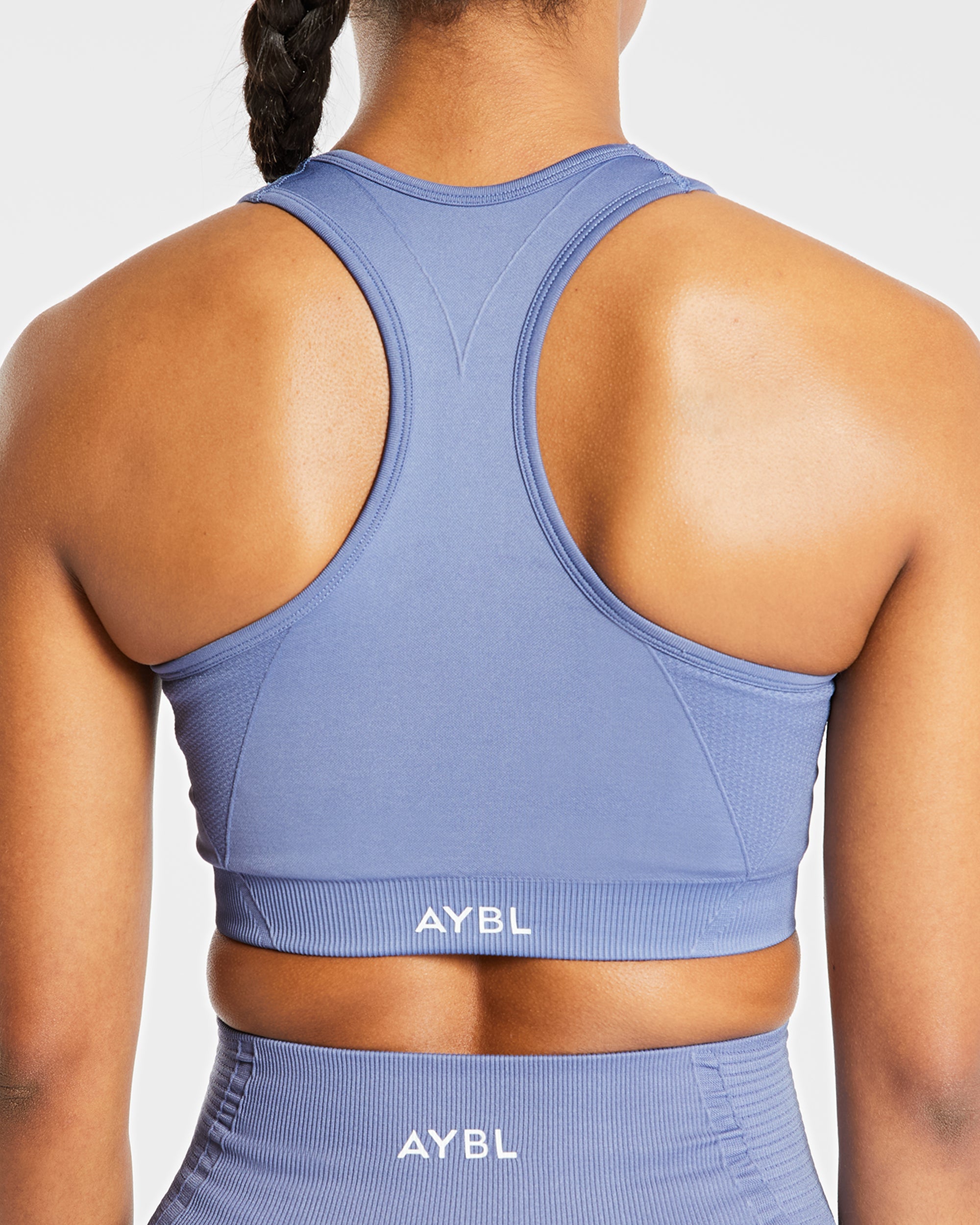 Balance V2 Seamless Sports Bra - Steel Blau